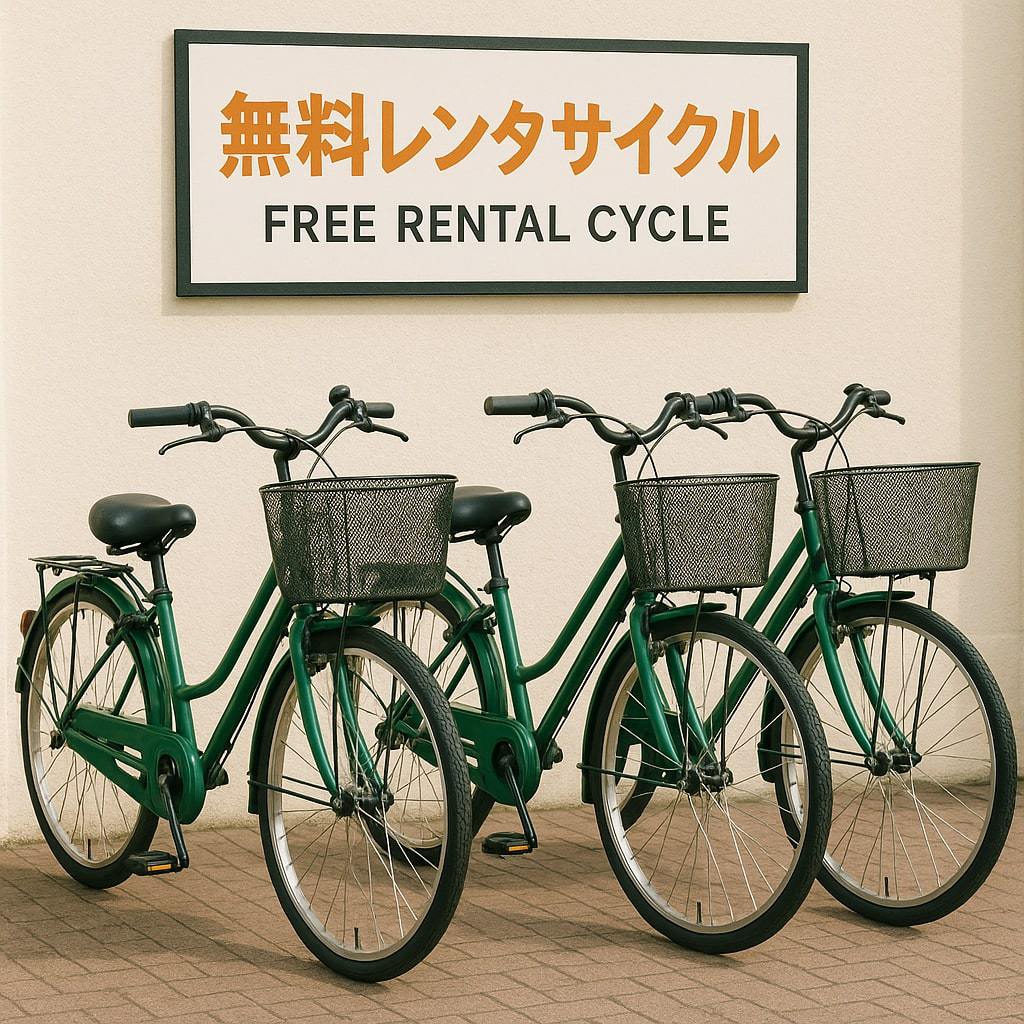 【朝食付き】1泊〜長期滞在も快適♪全部屋洗濯乾燥無料 漫画・大画面TV付ラウンジ 無料レンタサイクル