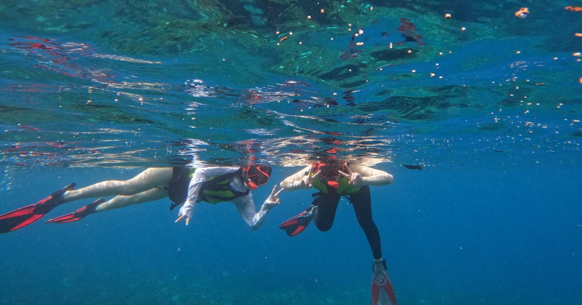 シュノーケル体験