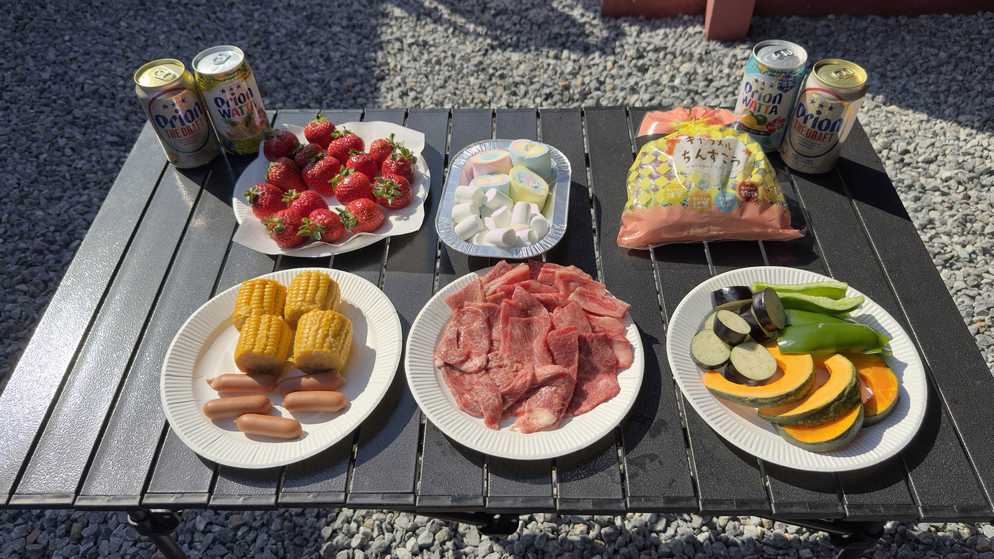 ・【BBQイメージ】BBQに必要な設備はご用意しております。飲食物だけお持ち込みください