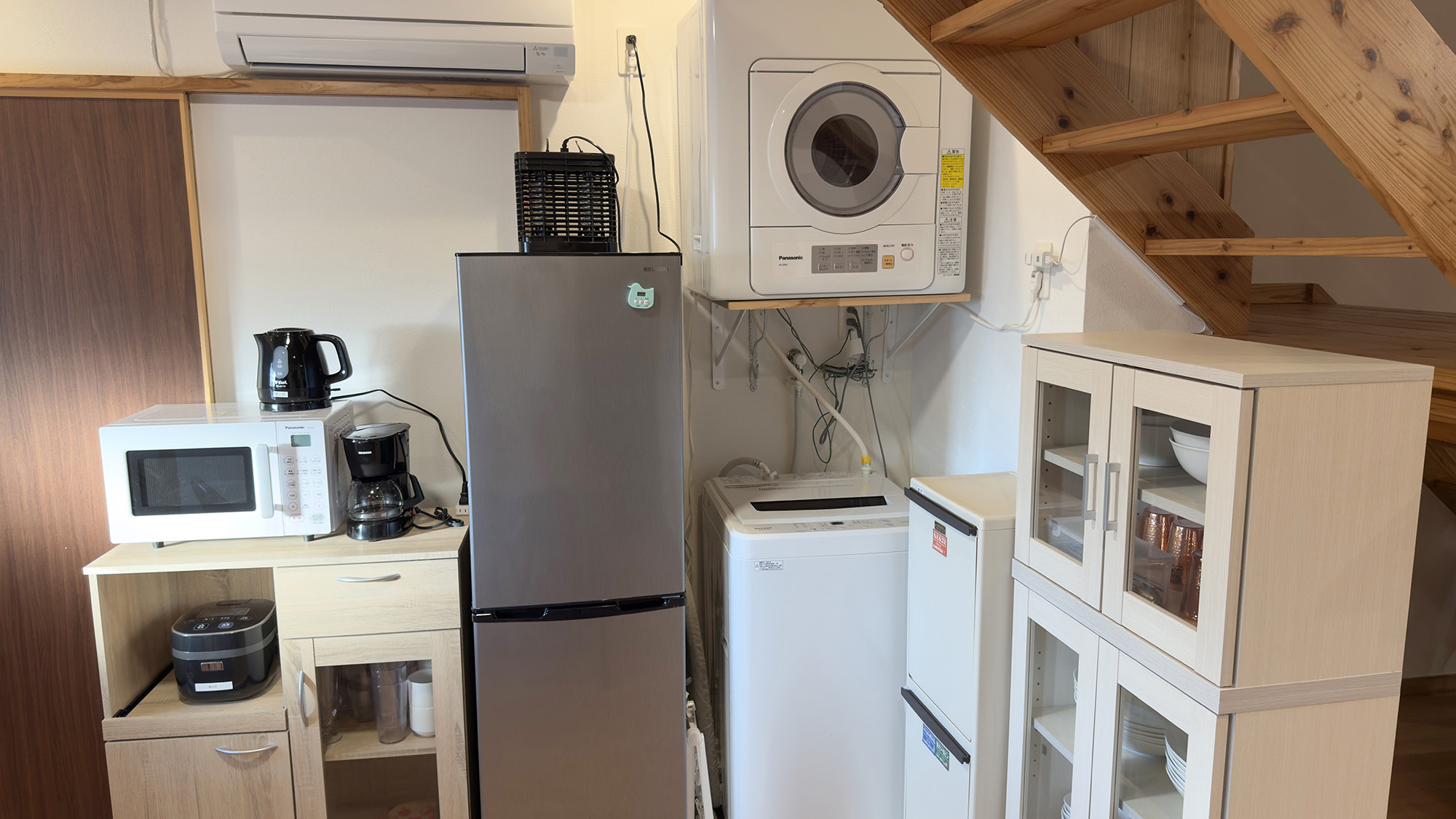 ・【施設設備】長期滞在でも安心　自炊もOK！　充実した設備