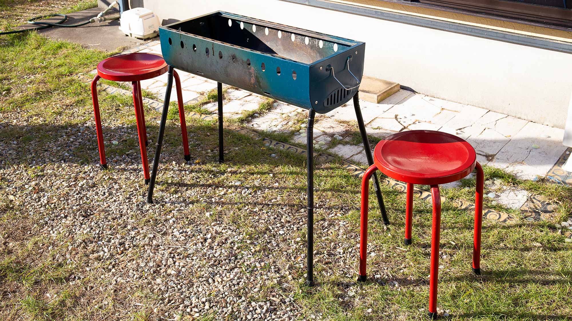 ・【BBQ】有料レンタルの機材もあるので便利！材料だけ準備すればすぐにBBQができます