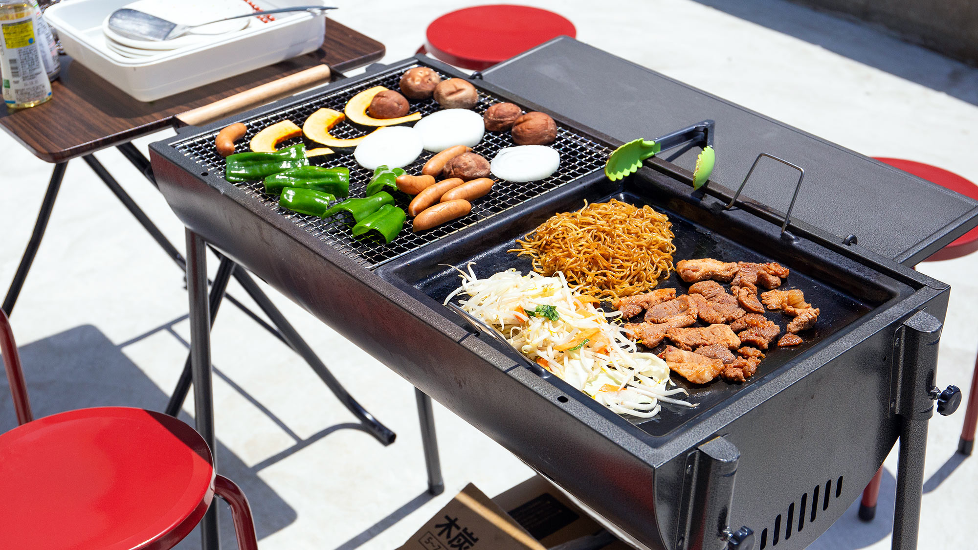 ・【BBQ】食材とお飲み物をご準備いただければBBQも楽しめます（機材は有料レンタル）