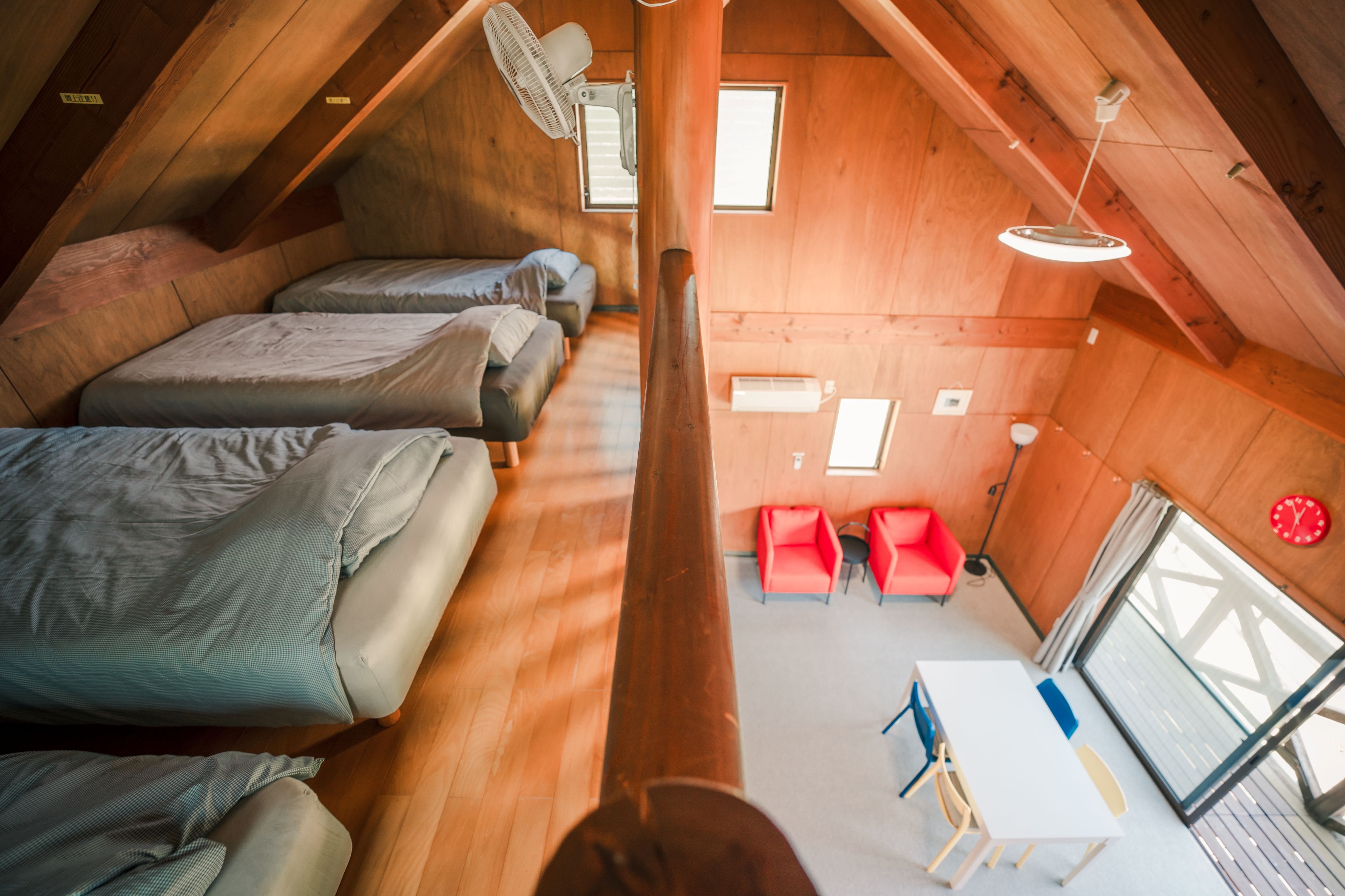 コテージ内観（ロフト）