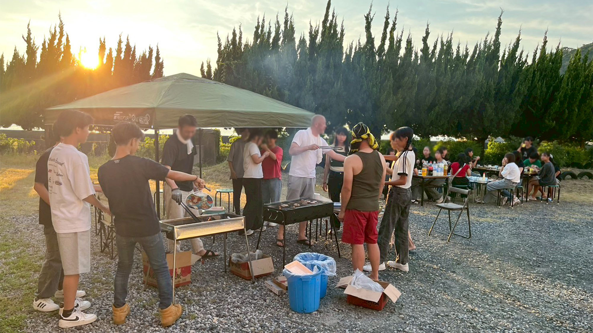 ・【バーベキュー】開放的な校庭で、本格BBQをお楽しみいただけます(有料)