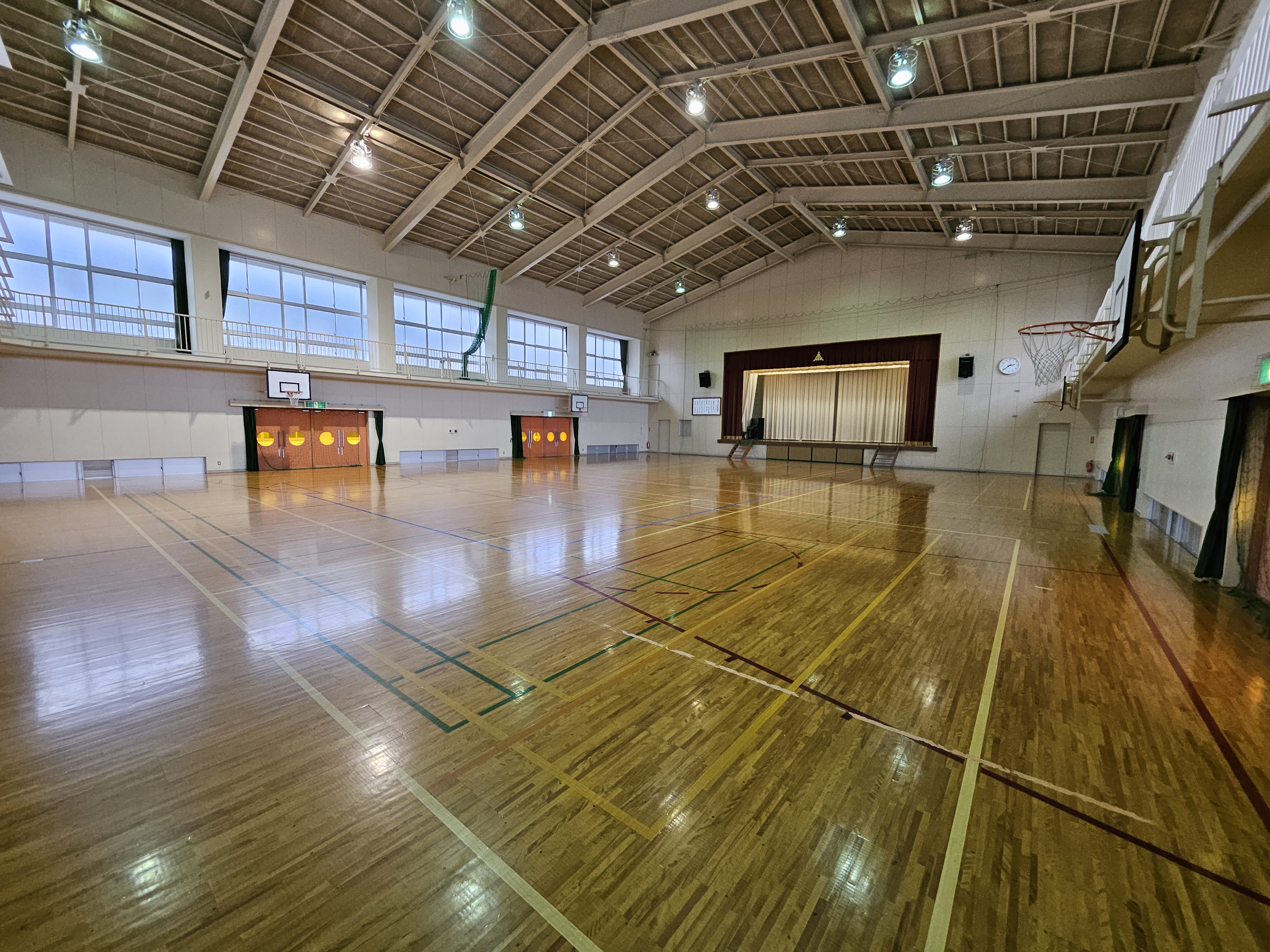体育館。ご自由にご利用いただけます。