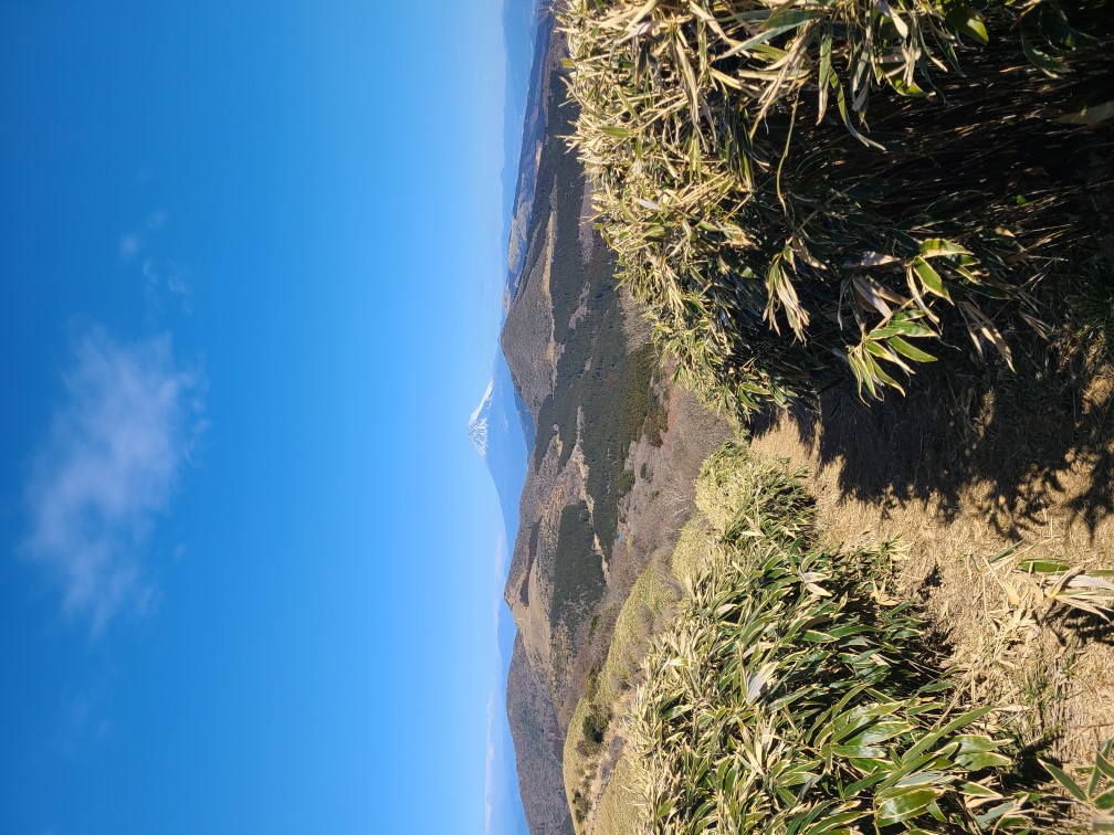 仁科峠から望む富士山