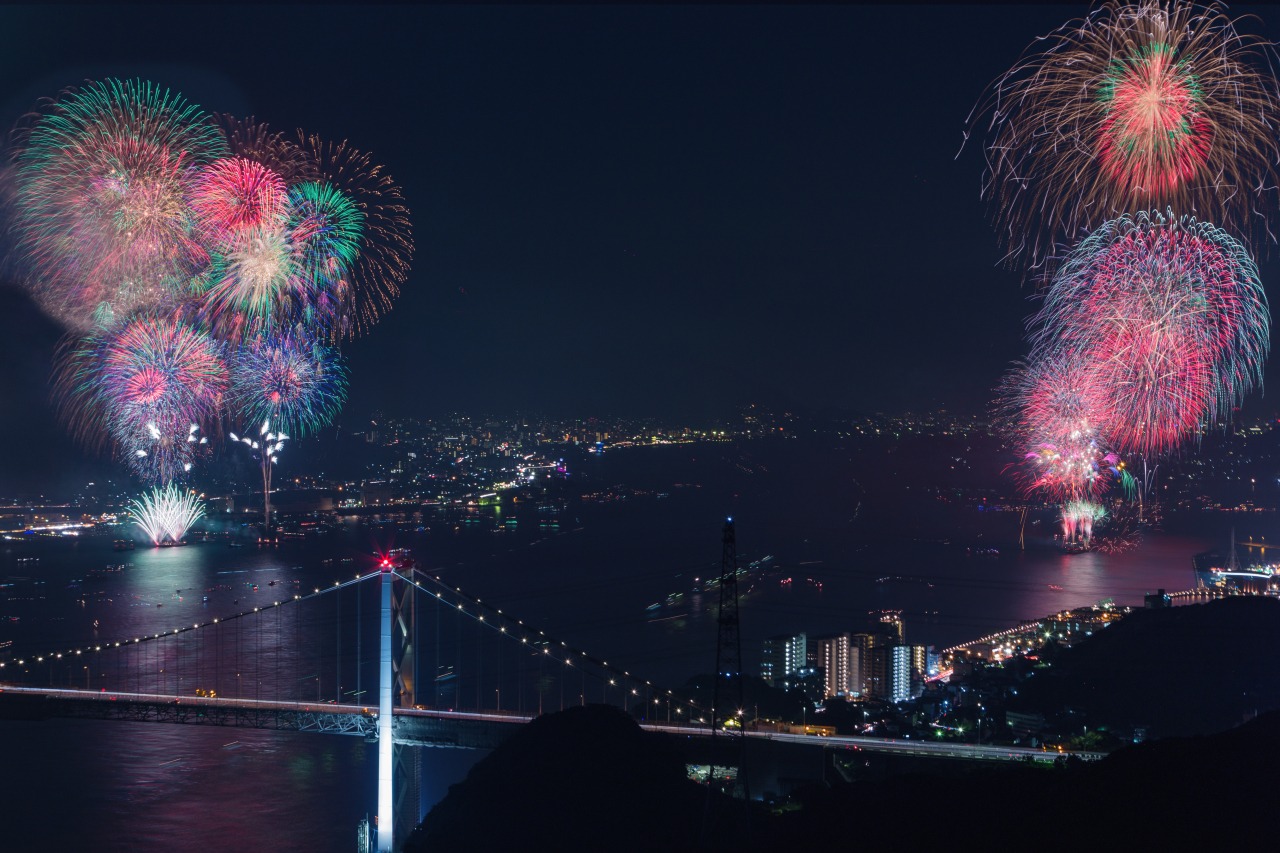 海峡花火大会イメージ下関側