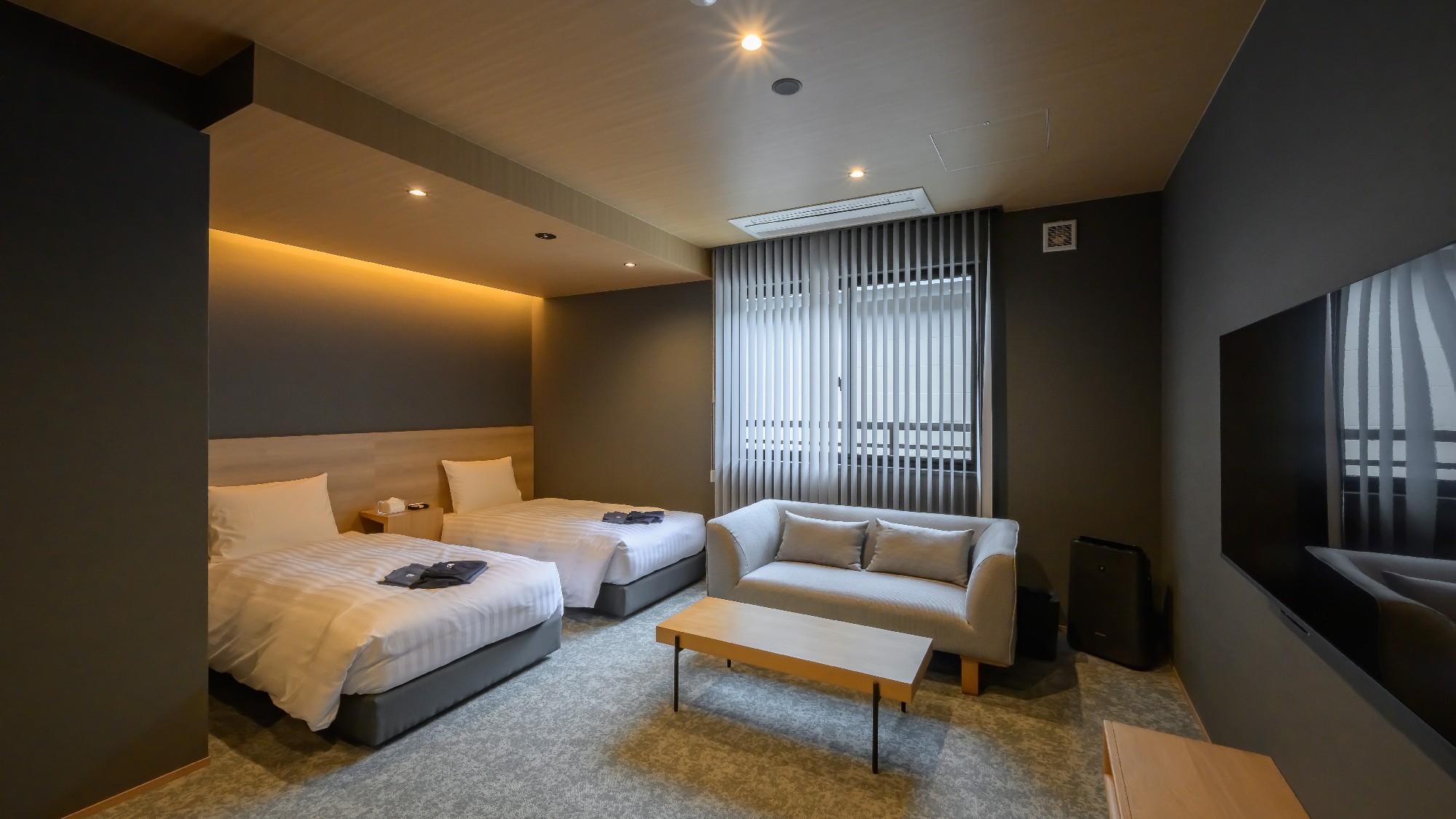 【スーペリアツイン】ゆったり32平米のモダンなツインルームです。