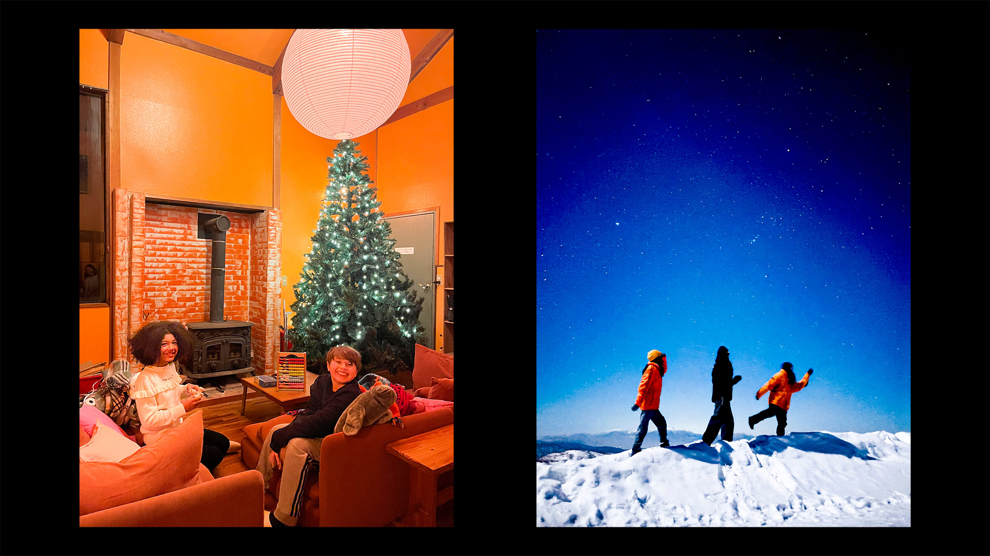 ・【冬イメージ】クリスマスシーズンには暖炉やツリーを囲んで、雪の日も暖かくて素敵な思い出を皆様に