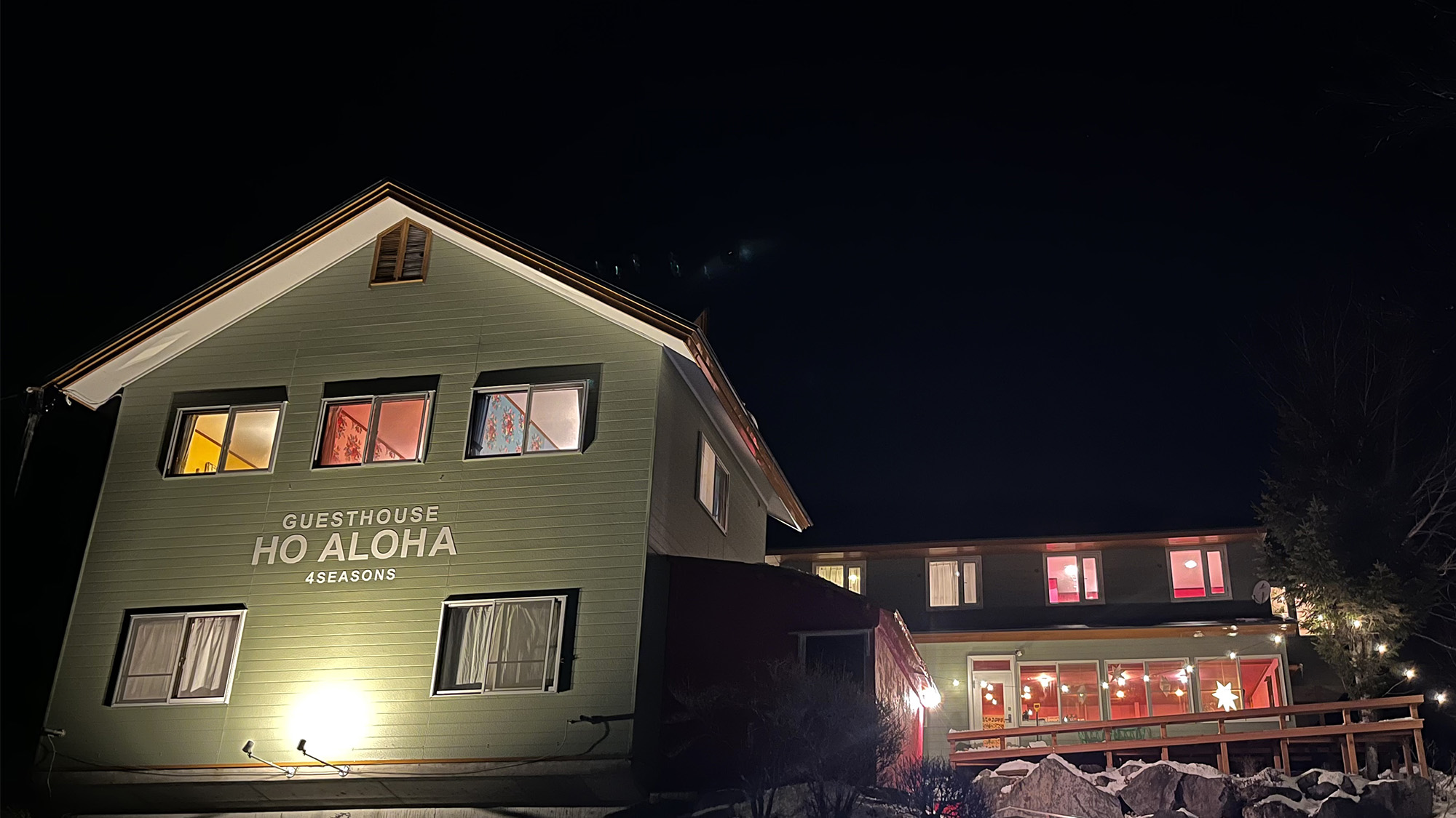 ・【外観】夜には満天の星空が心を癒します