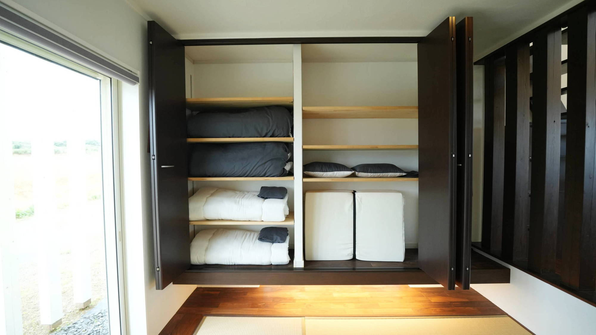 お布団２組ご用意しております