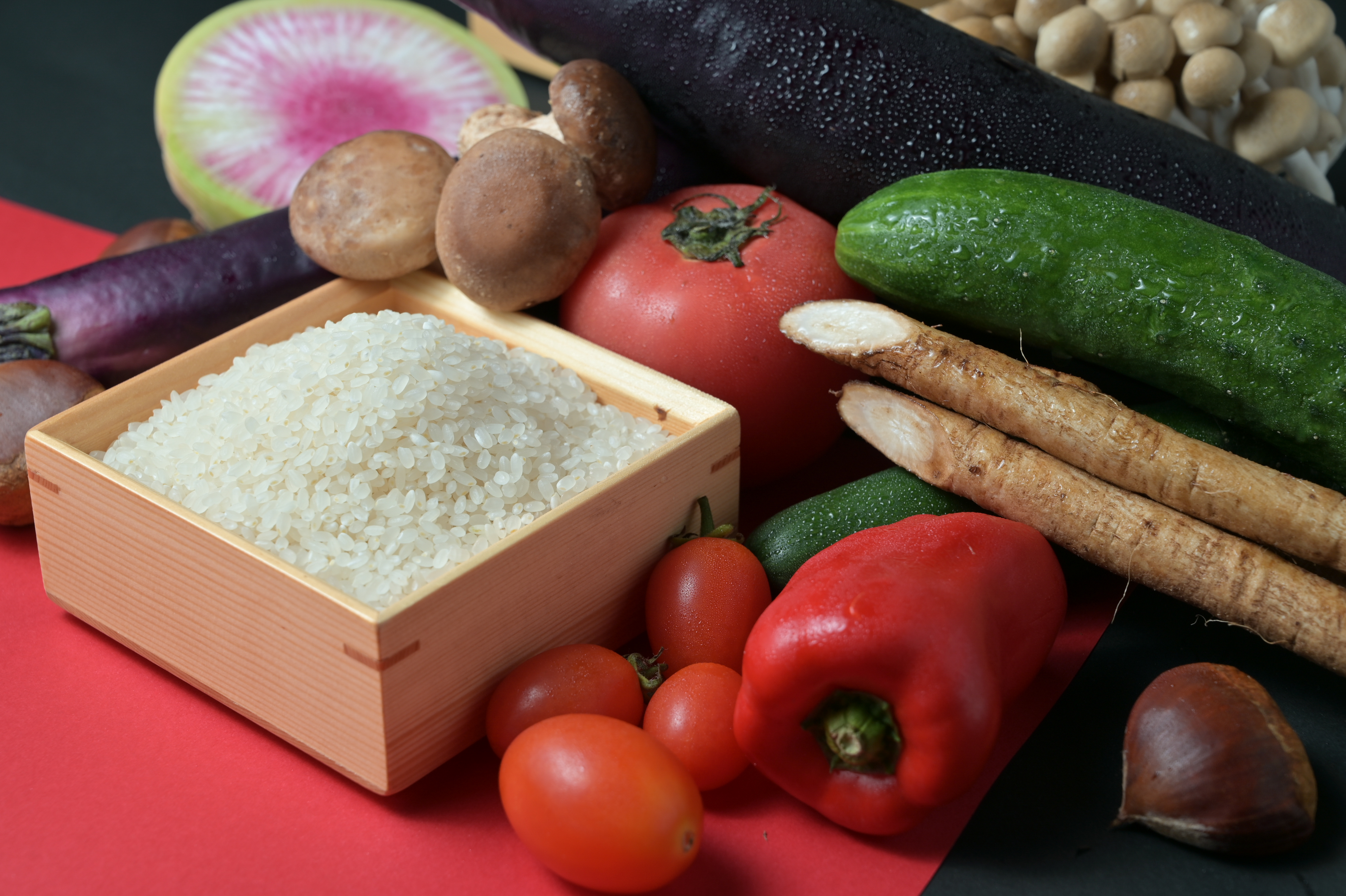 熊本県産「菊池米」を使用しております。