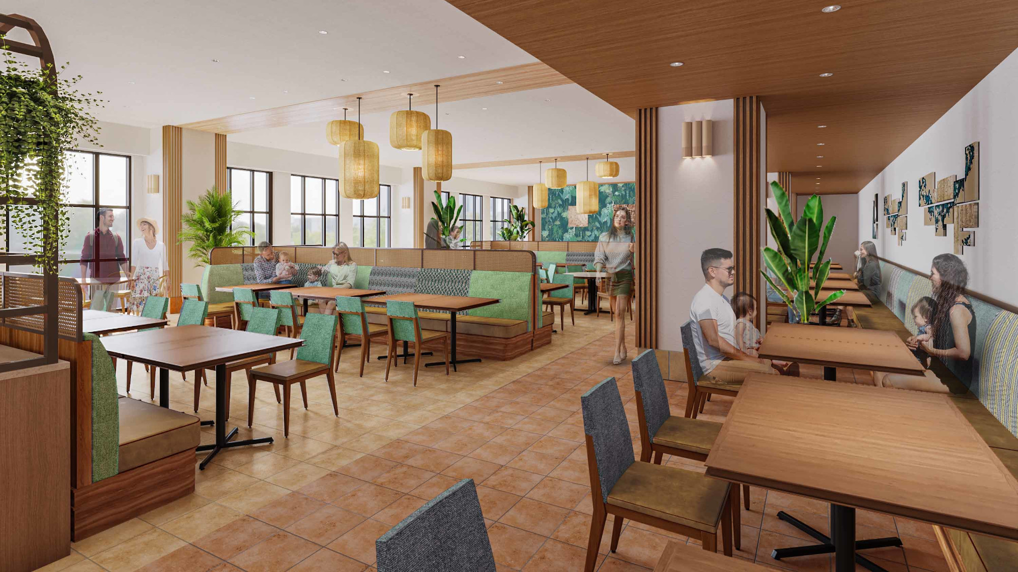 レストラン (イメージパース)