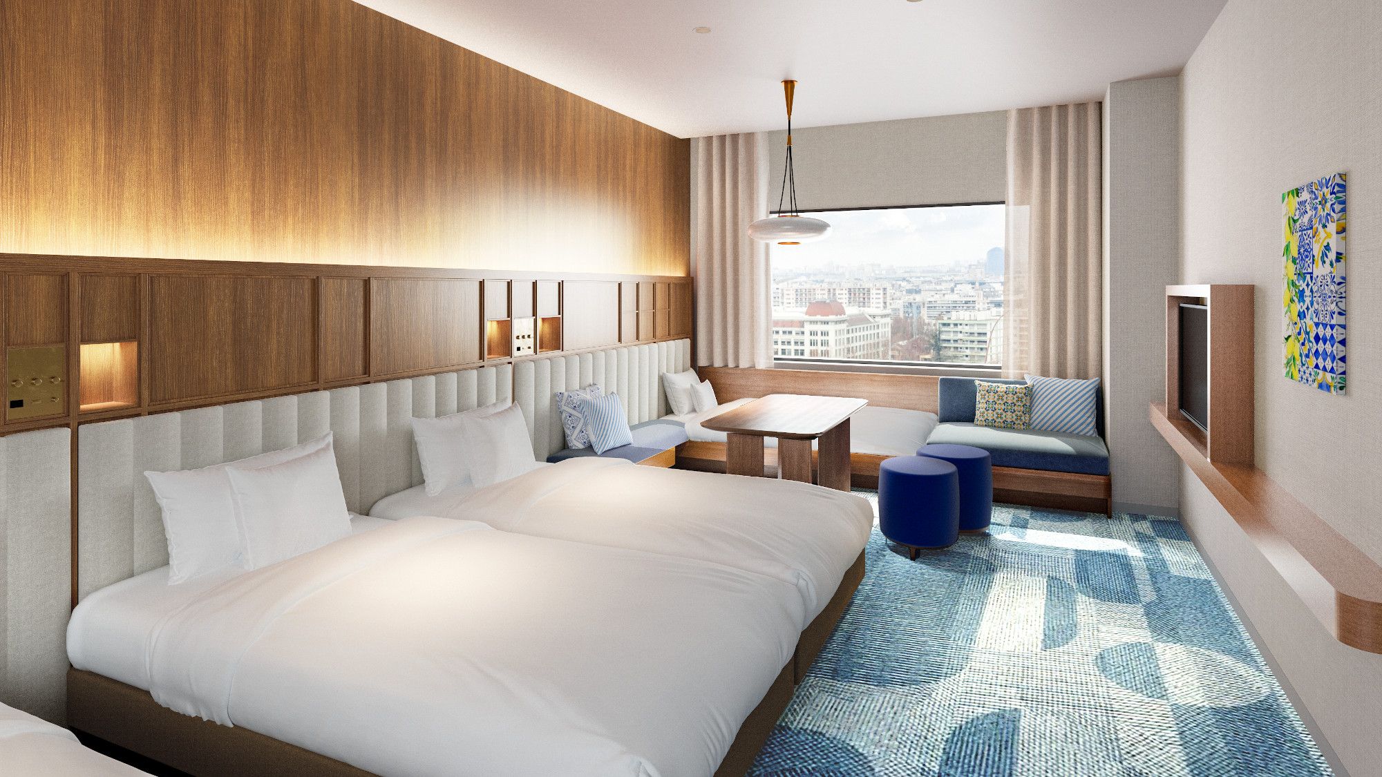 スーペリアトリプル【ギリシャブルー】(イメージパース)