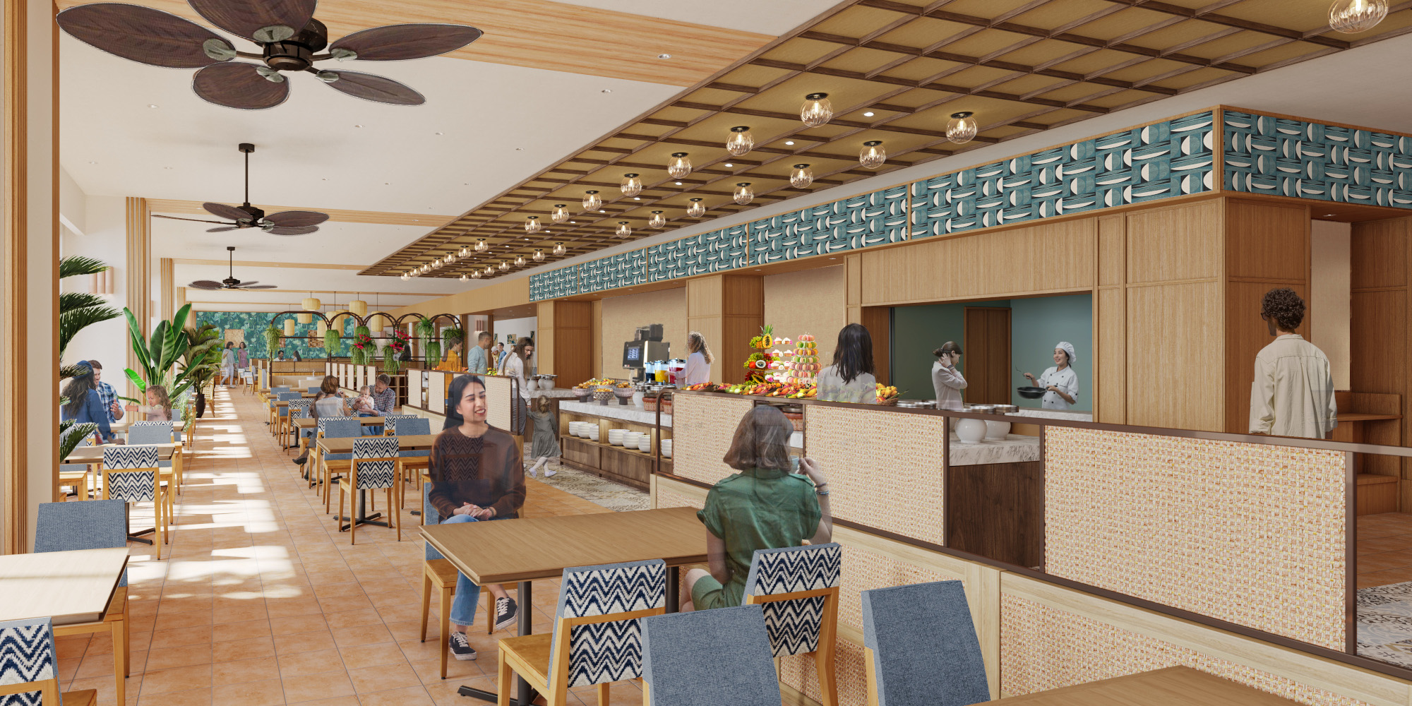 レストラン (イメージパース)