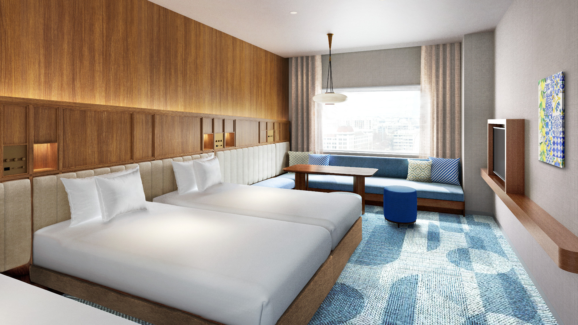 スーペリアトリプル【ギリシャブルー】(イメージパース)