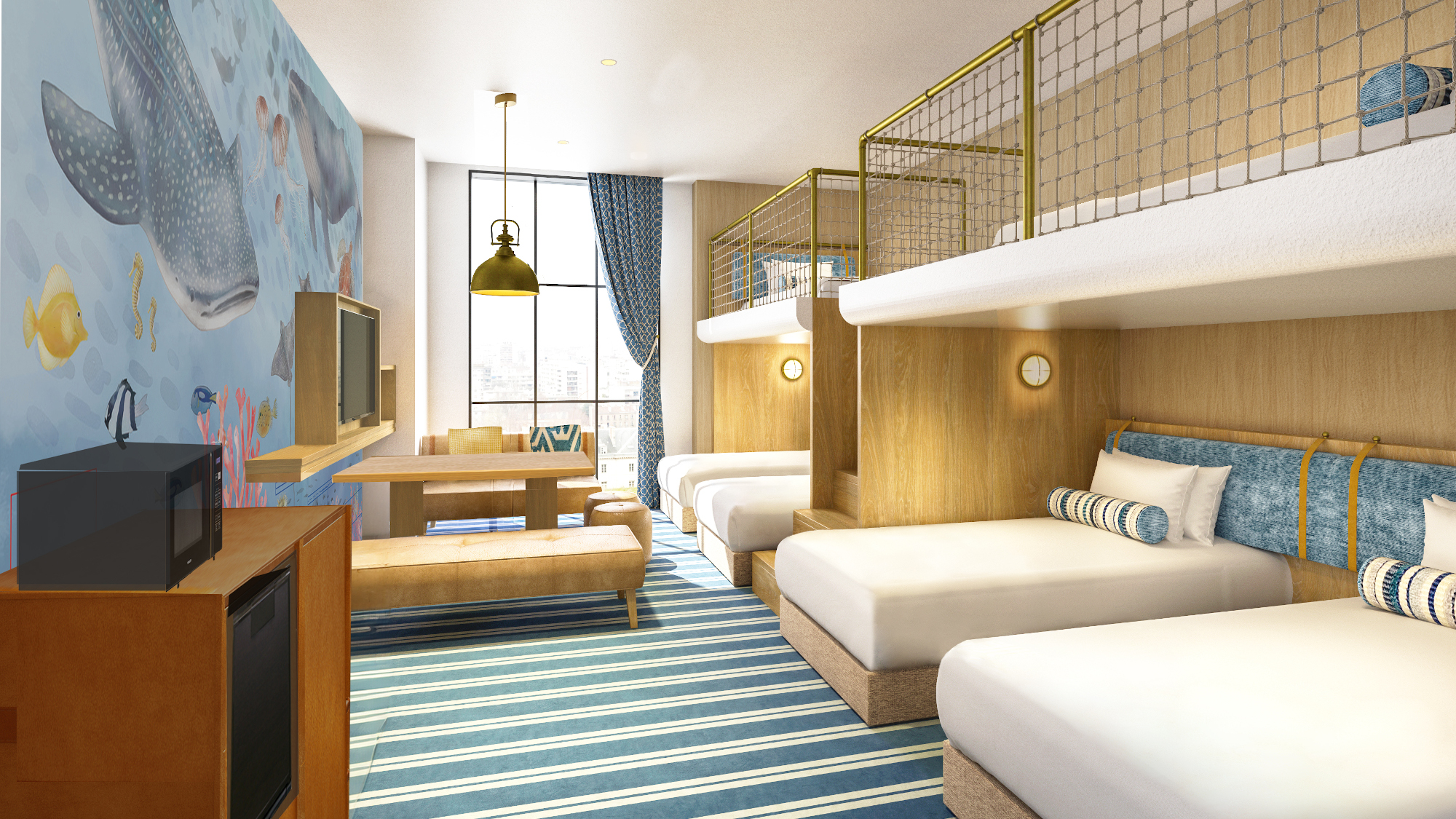 【オーシャンルーム】ファミリーデラックス (イメージパース)