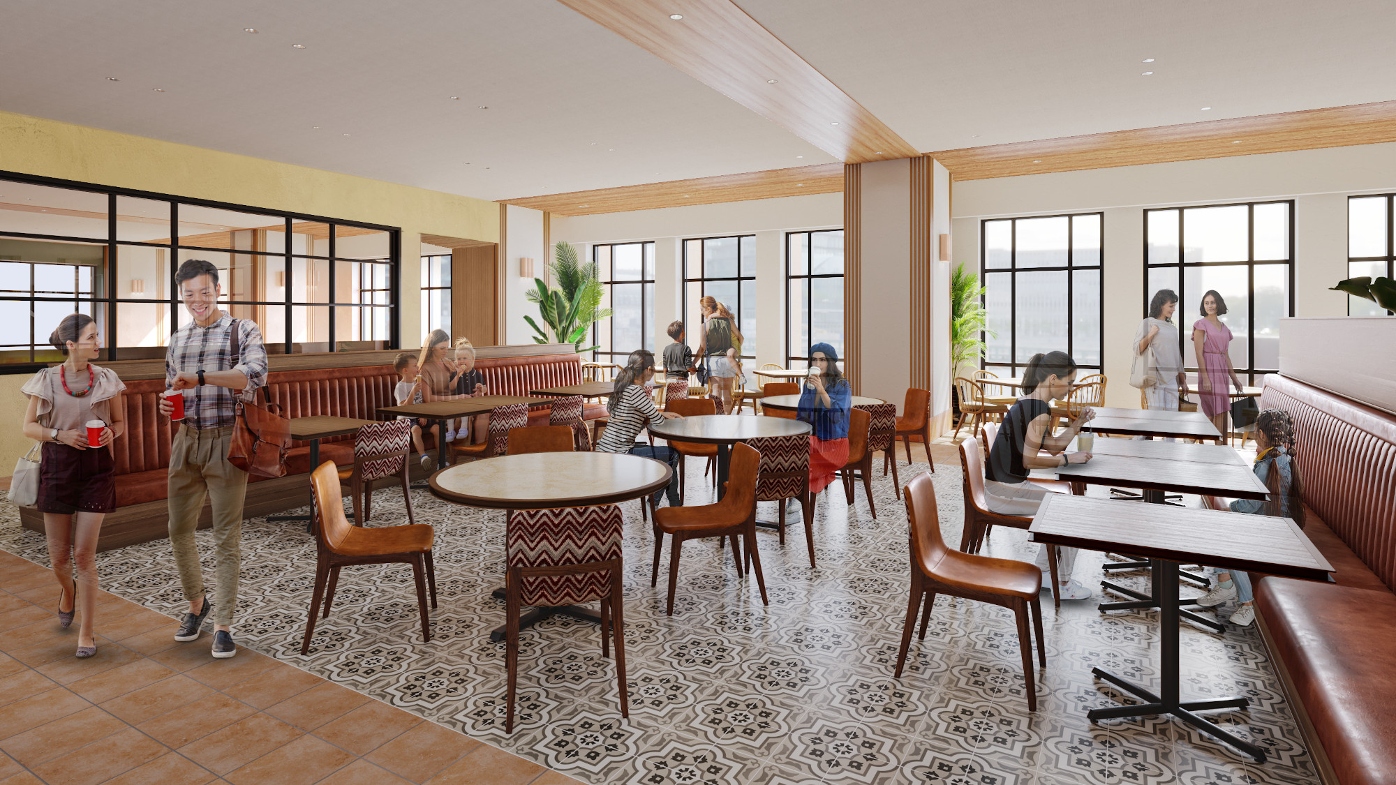 レストラン (イメージパース)