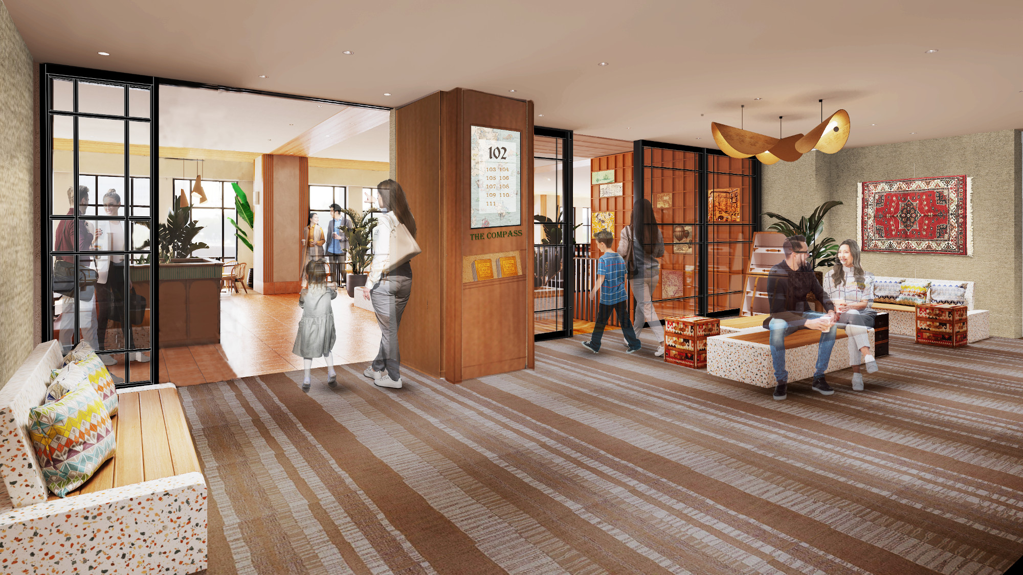 レストラン (イメージパース)