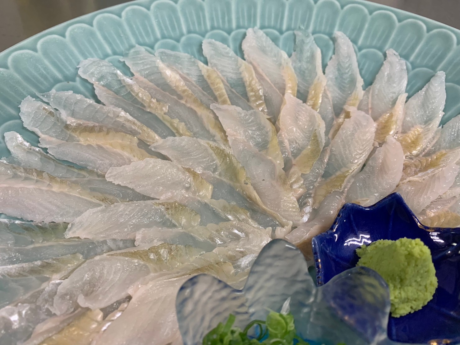 穴子の薄造り＆しゃぶしゃぶ