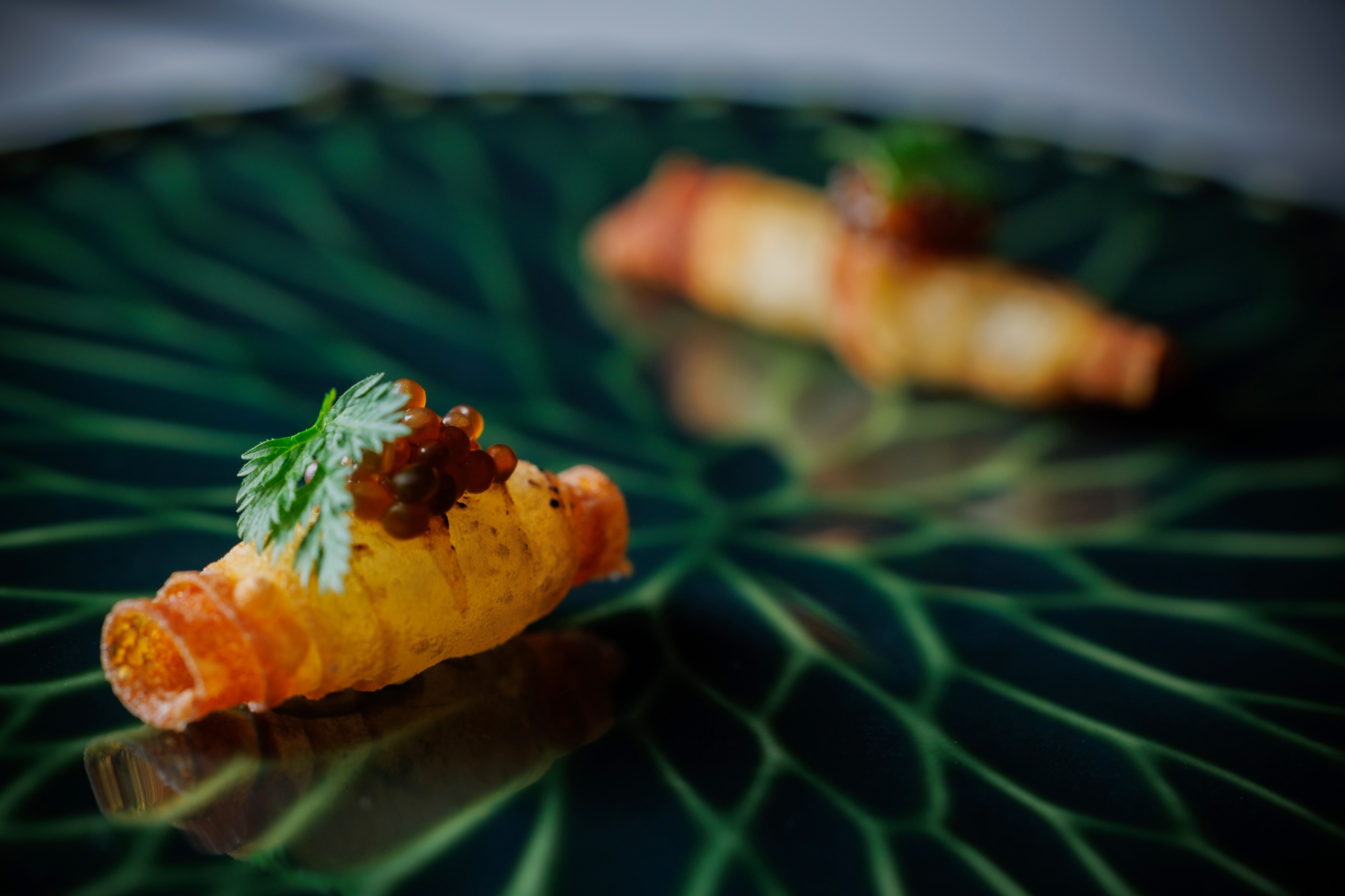 夕食のコースの一例