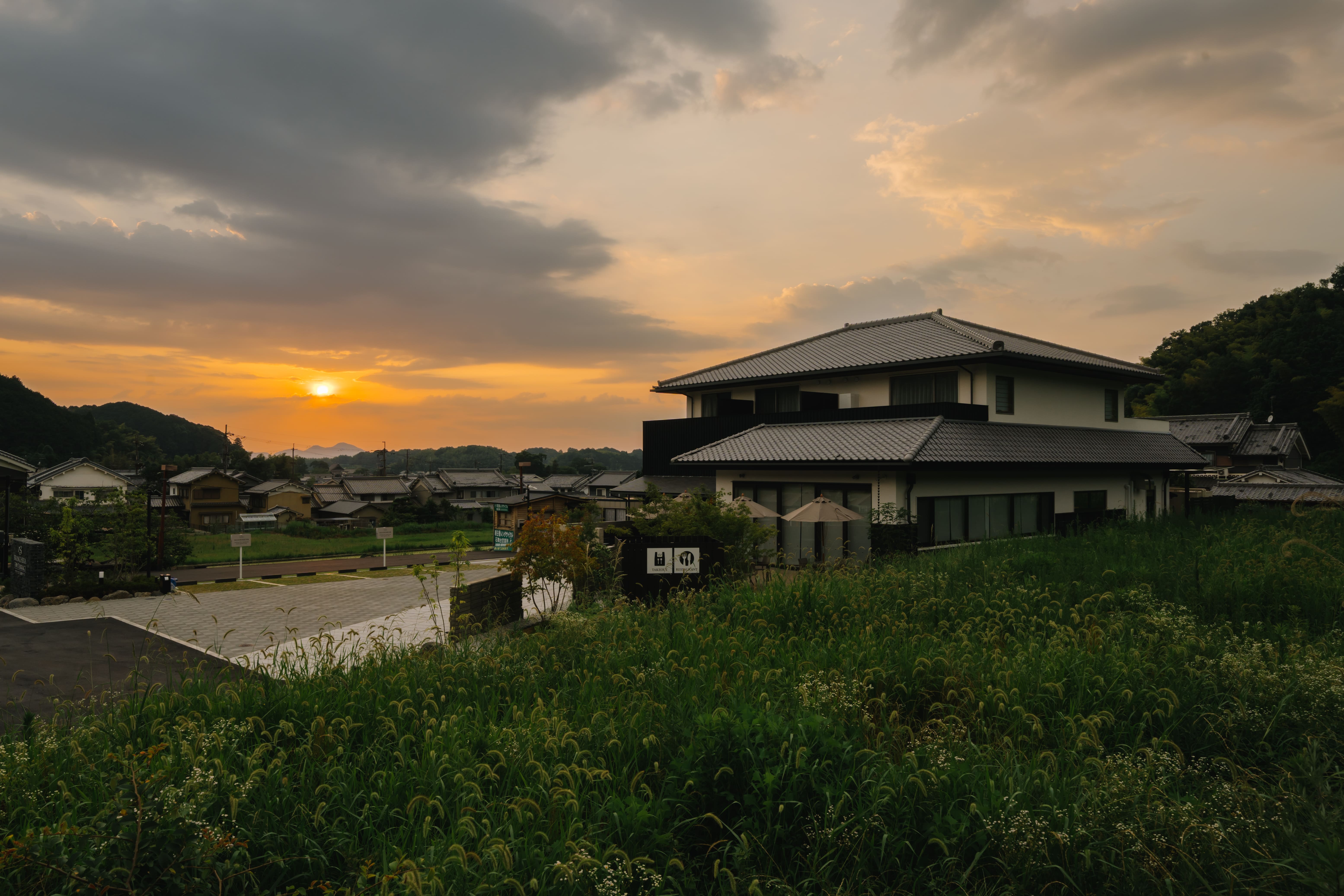 【外観】ブランシエラ 石舞台テラス-夕方
