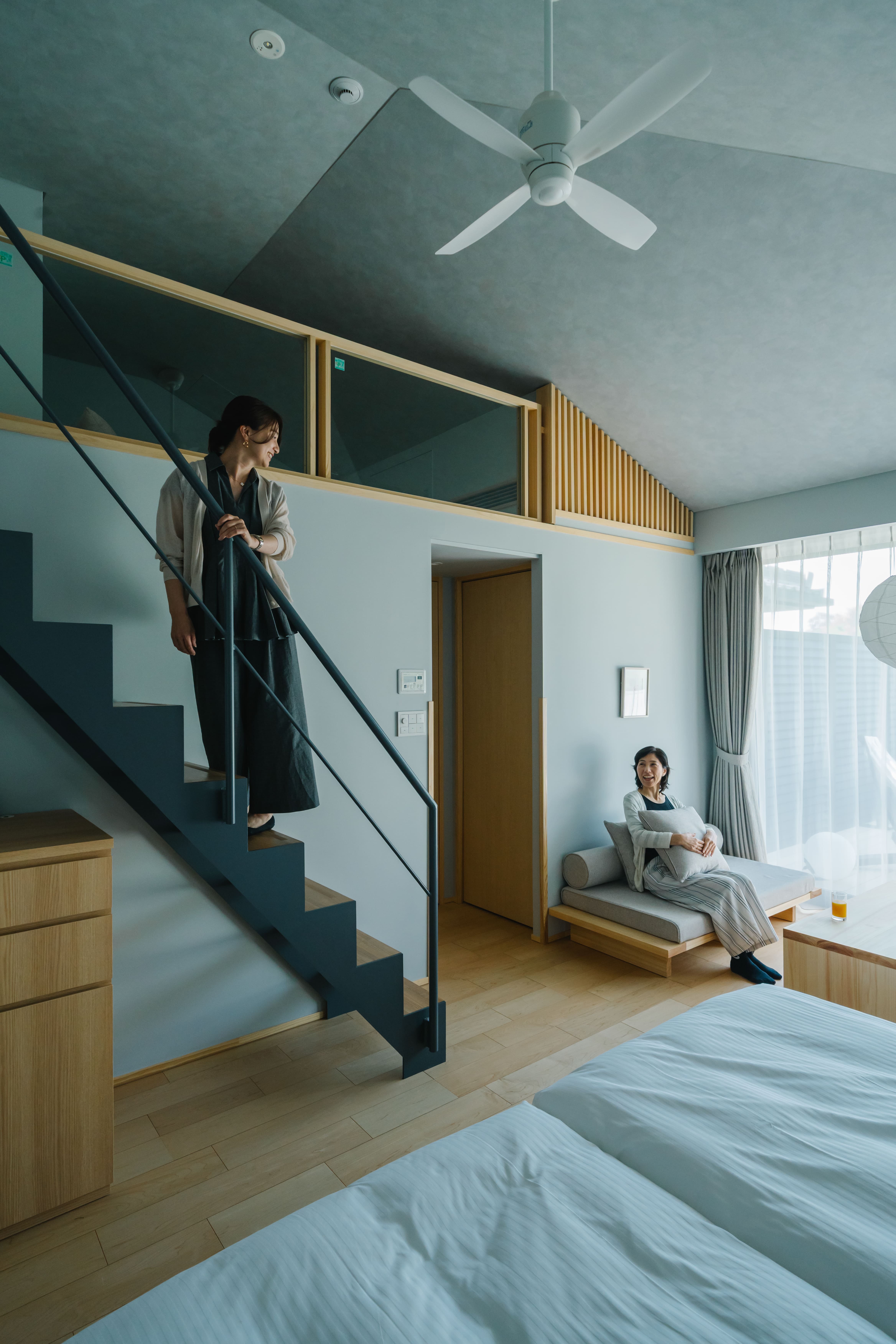 【過ごし】ロフト付きの天井高のある客室