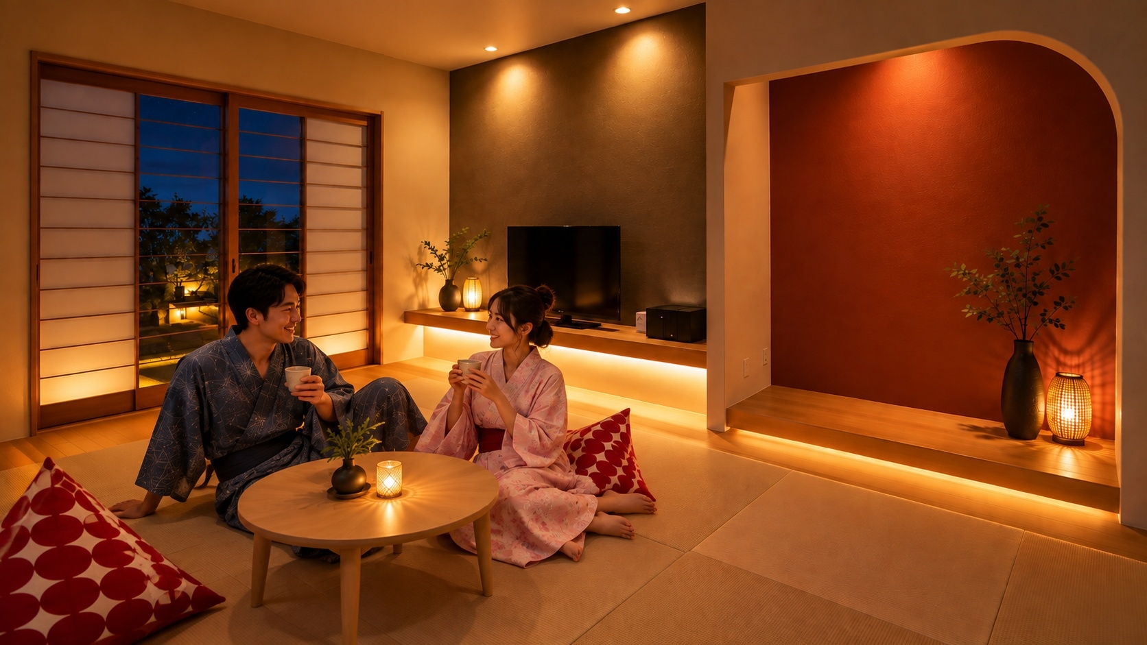 【リーズナブル】花かご御膳を気軽に愉しむ｜オーシャンビューデラックス＆露天風呂付き客室