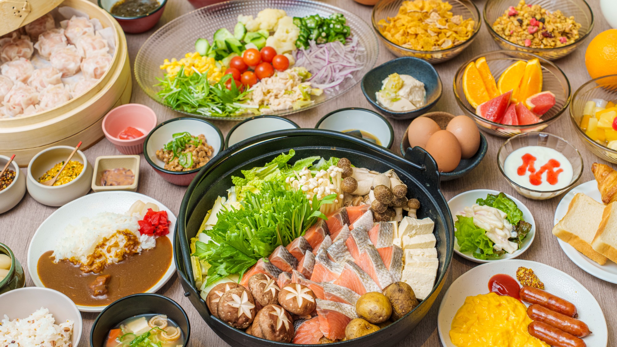 朝食ブッフェ