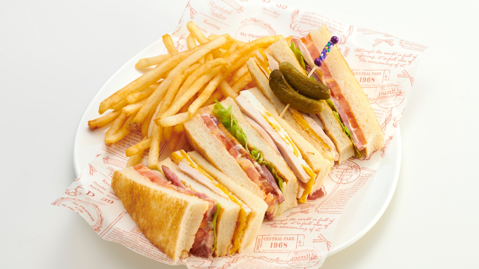 ランチ（アメリカンクラブハウスサンド）