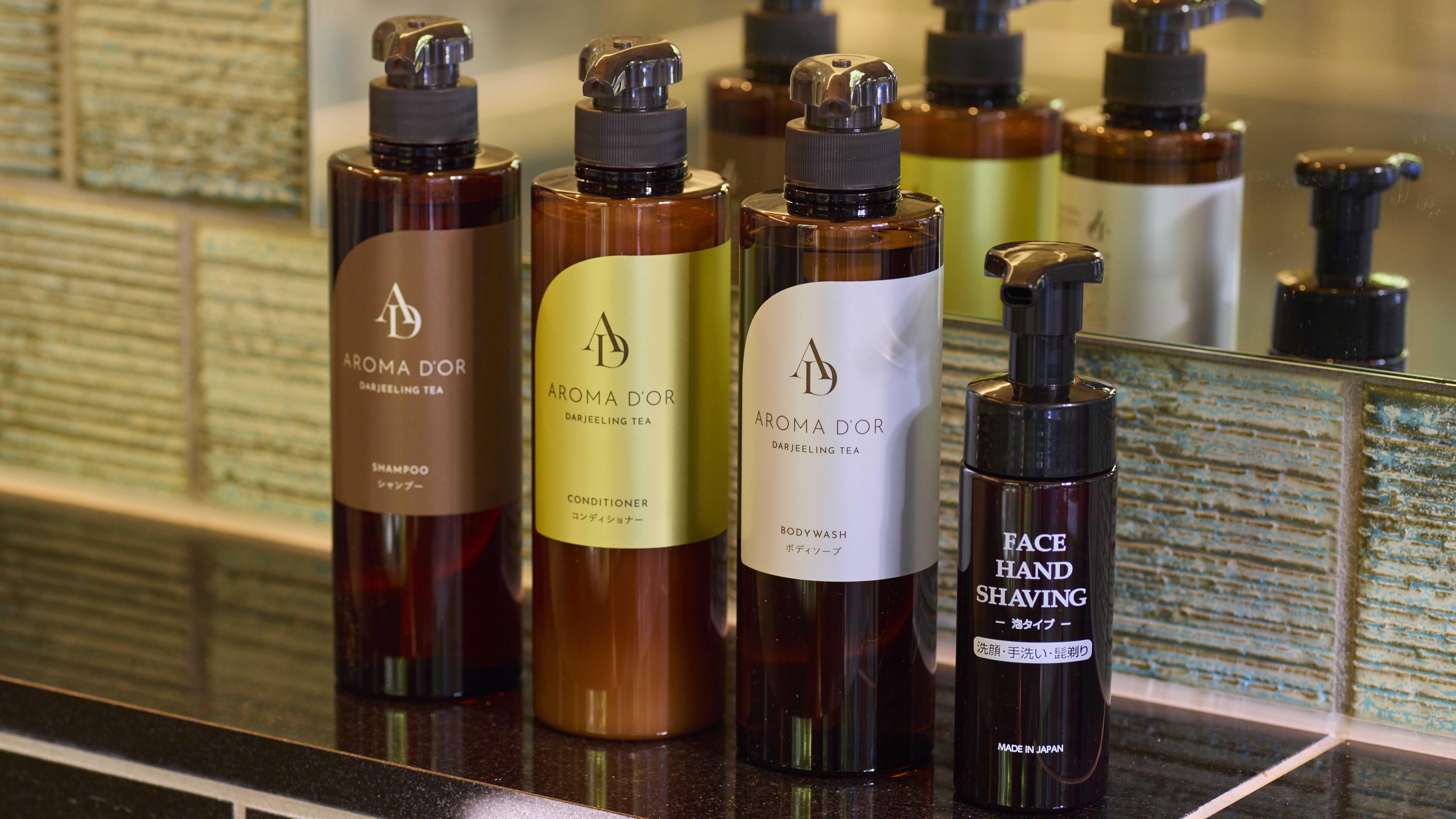 シャンプーなどのご用意もございます ※大浴場、離れ特別和室、デラックス和室のみ