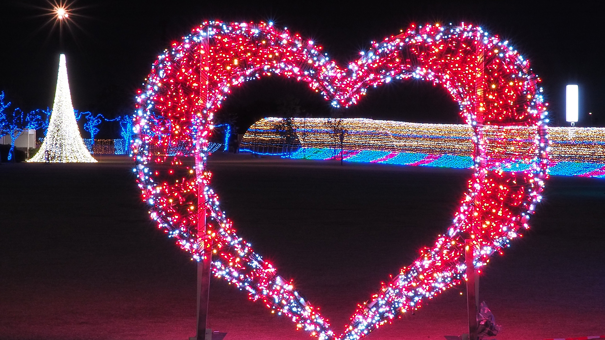 道の駅まえばし赤城　イルミネーション