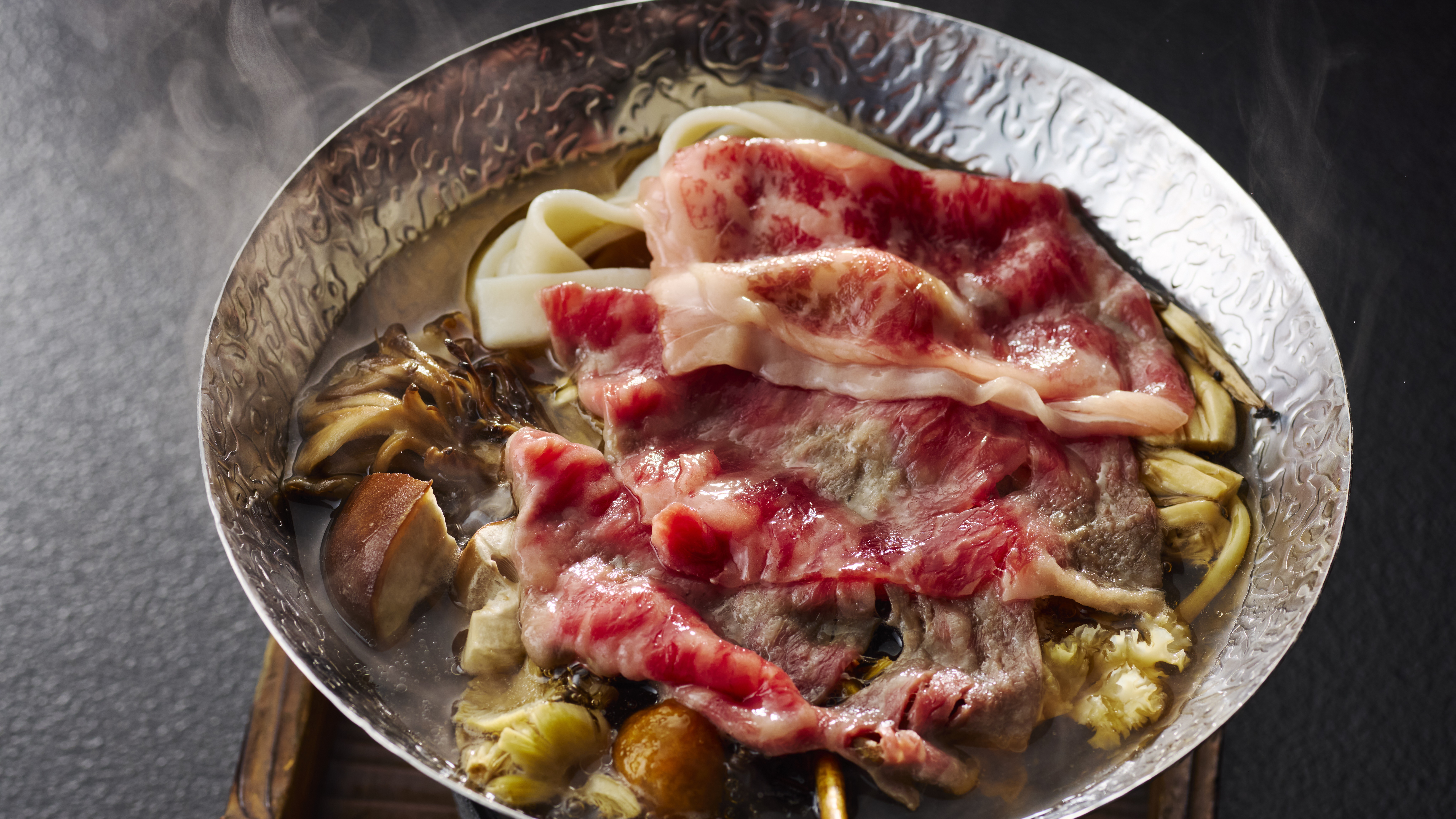 【夕食一例】赤城牛鍋 十種木ノ子の協演