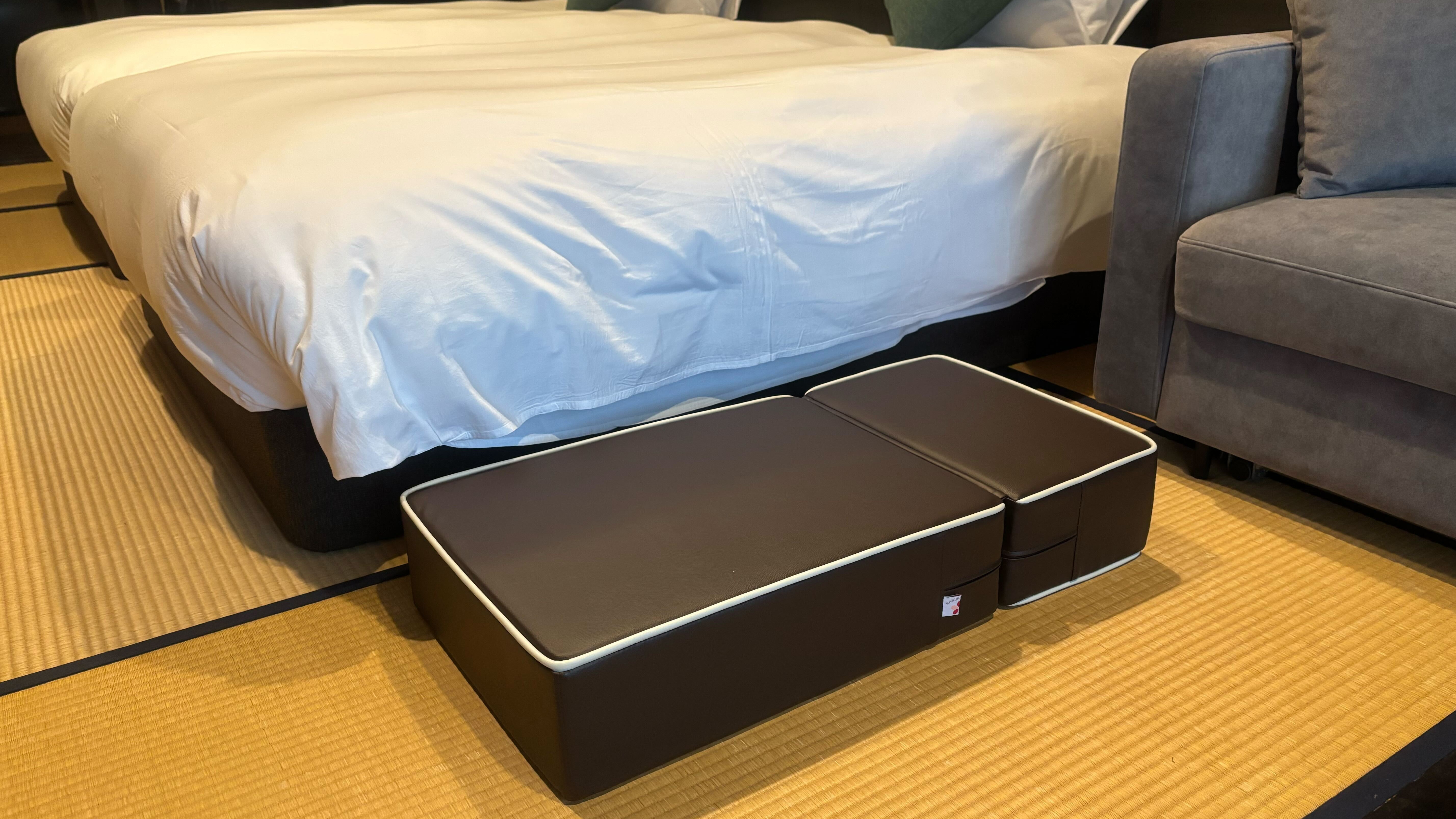 フラットにするとベッドとしてもご利用いただけます