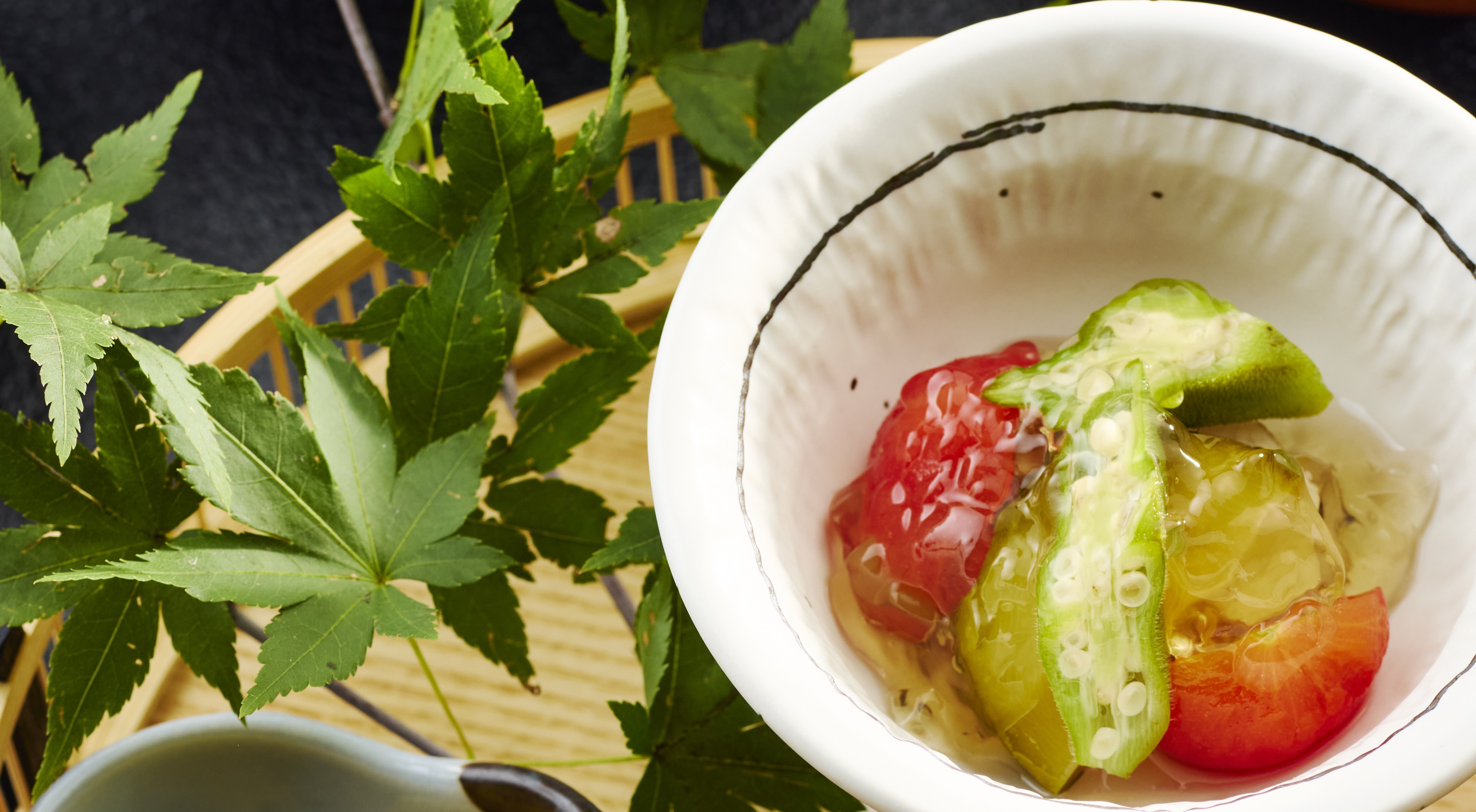 【夕食一例】旬のお野菜を使用した前菜