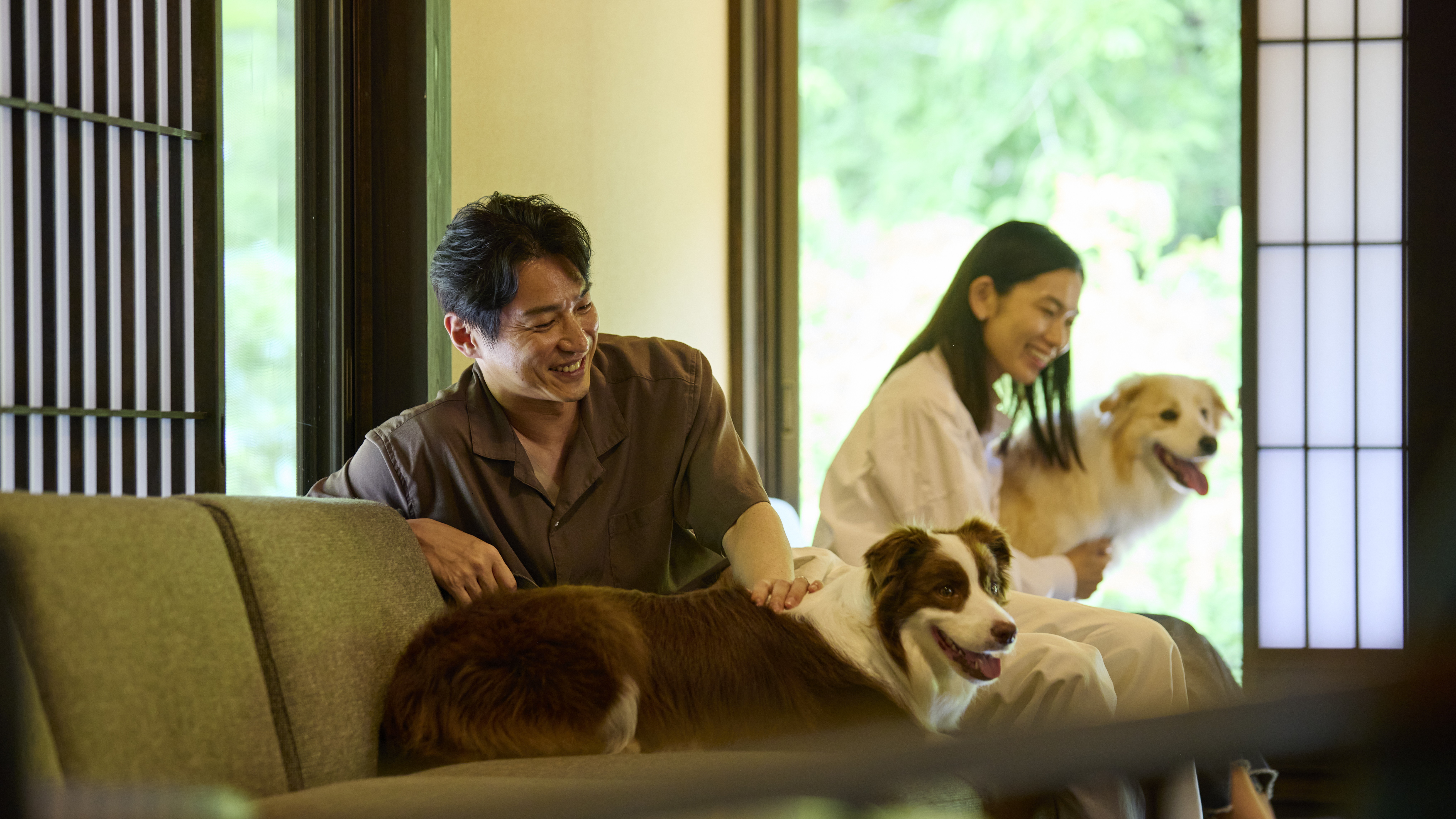 全てのお部屋でわんちゃんとお過ごしいただけます