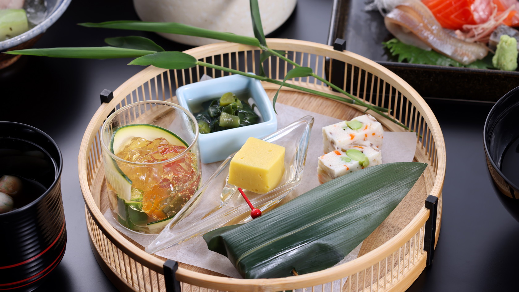 【夏の基本会席料理（一例）】