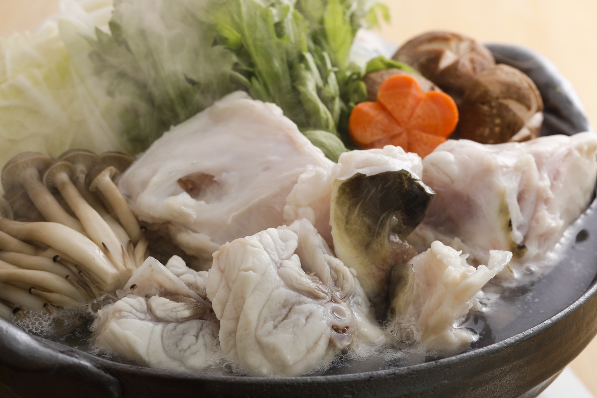 【1泊2食付】冬季限定テントサウナイベント参加権付！自慢の逸品「三年とらふぐ鍋会席」を堪能