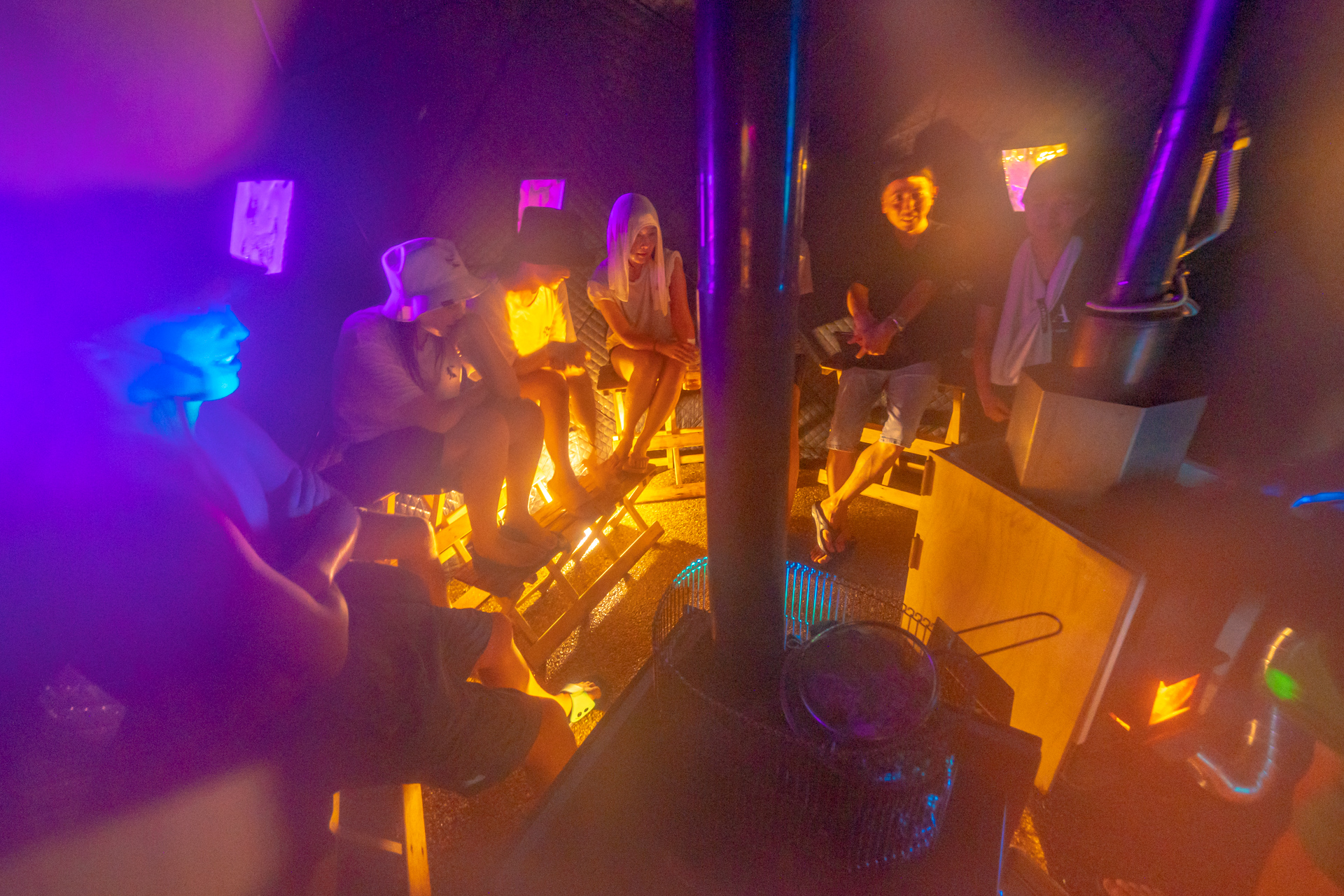 テントサウナ体験(夜)