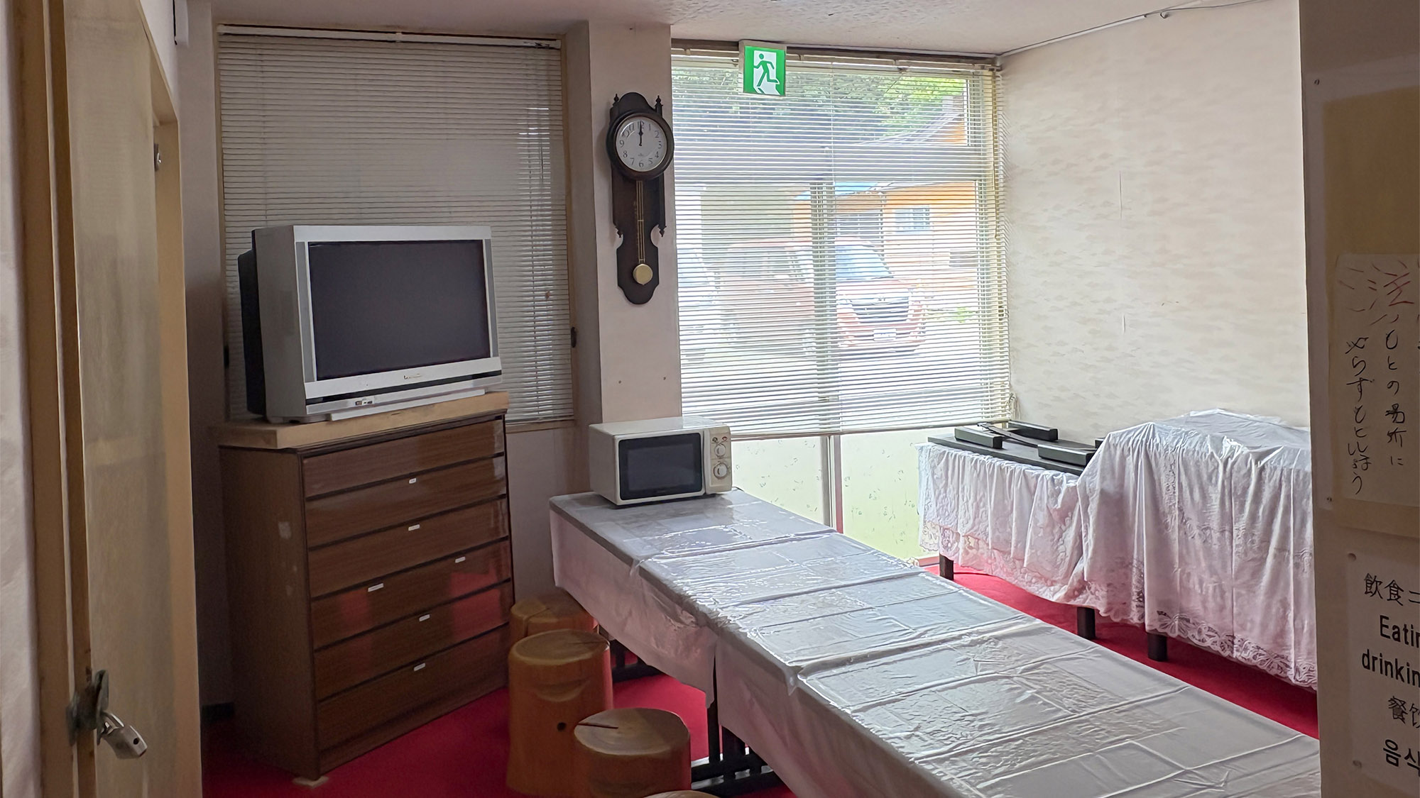 ・【共用お食事スペース】旅の仲間と交流できる、心地よい食事スペース