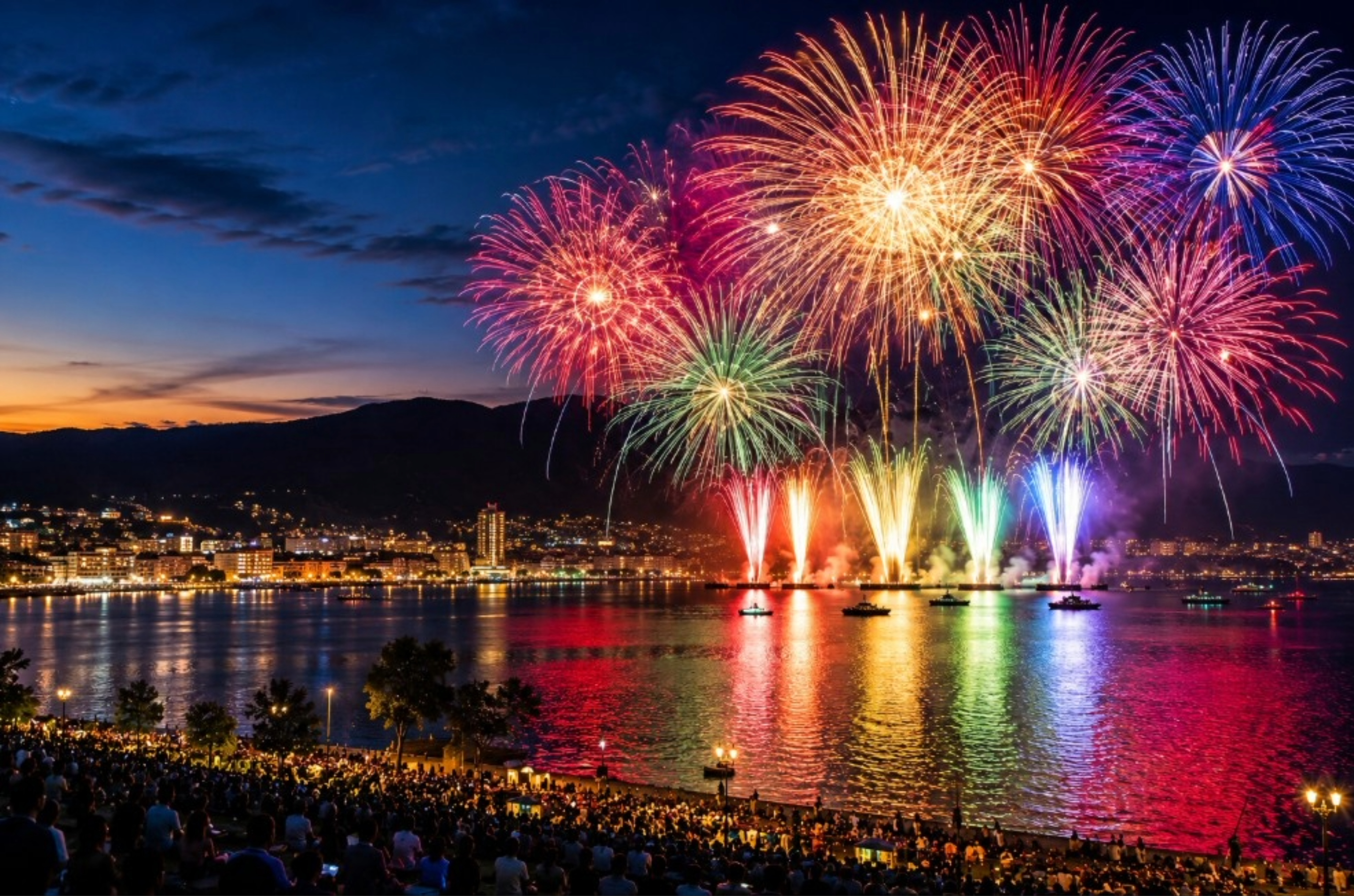 諏訪湖祭湖上花火大会
