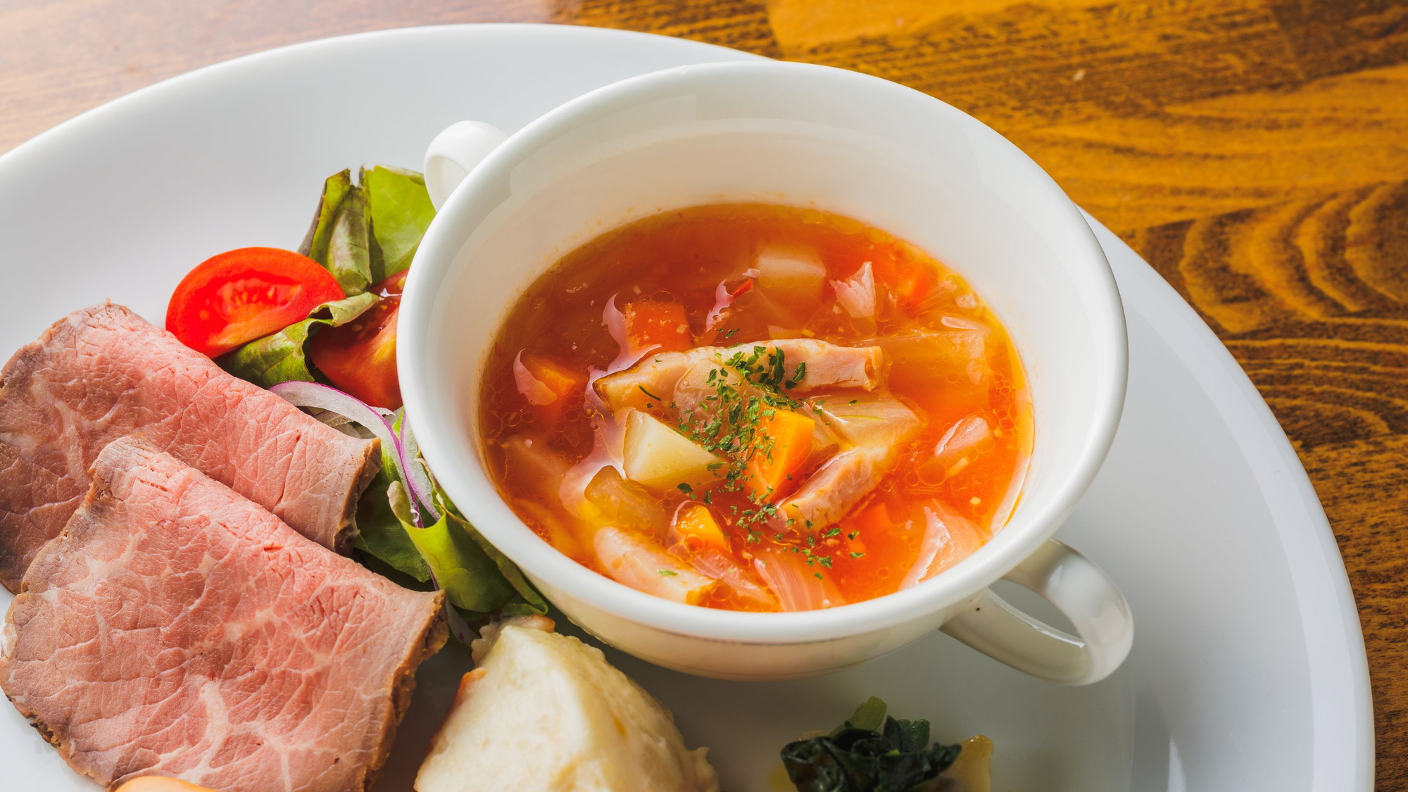 【ご朝食無料サービス】ワンプレート＋ミニビュッフェ