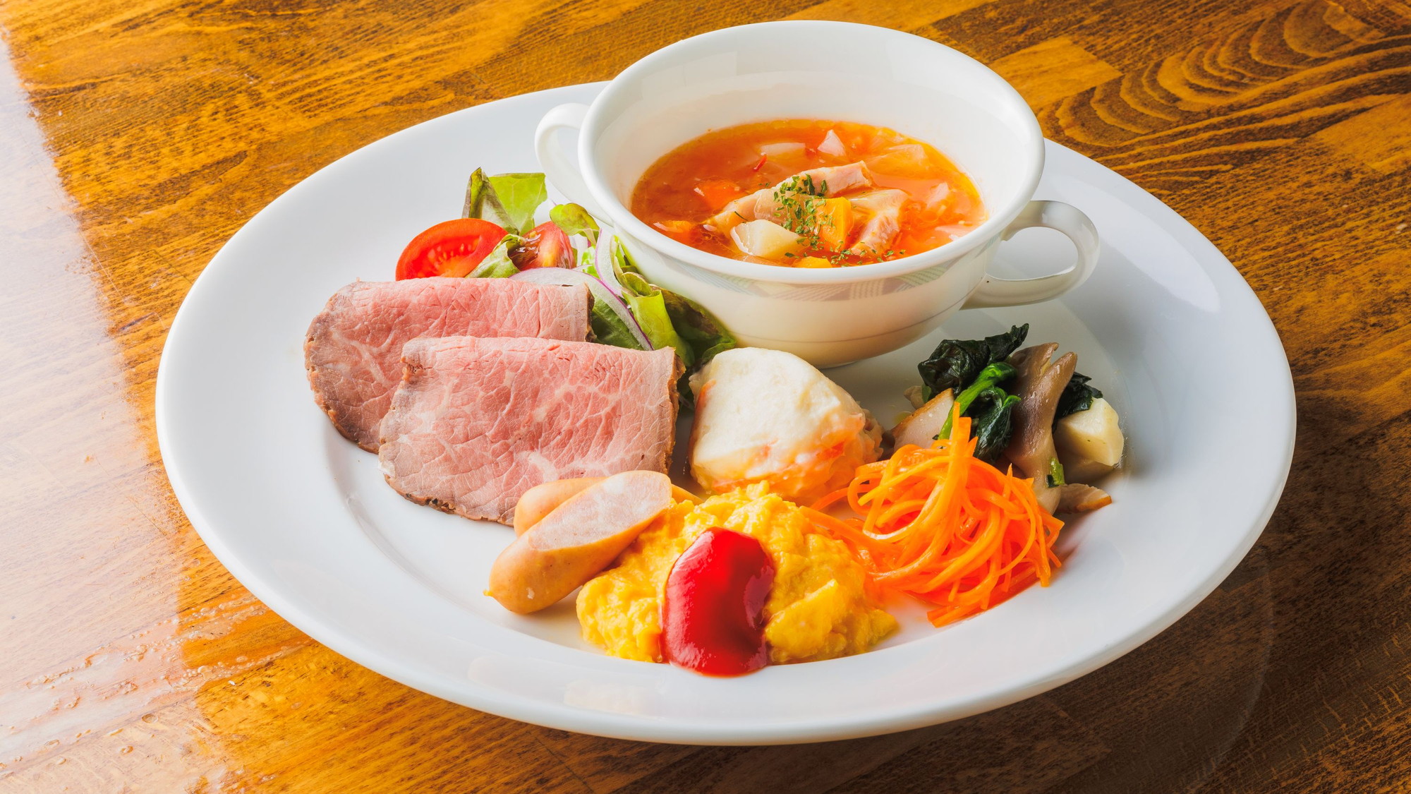 【ご朝食無料サービス】ワンプレート＋ミニビュッフェ