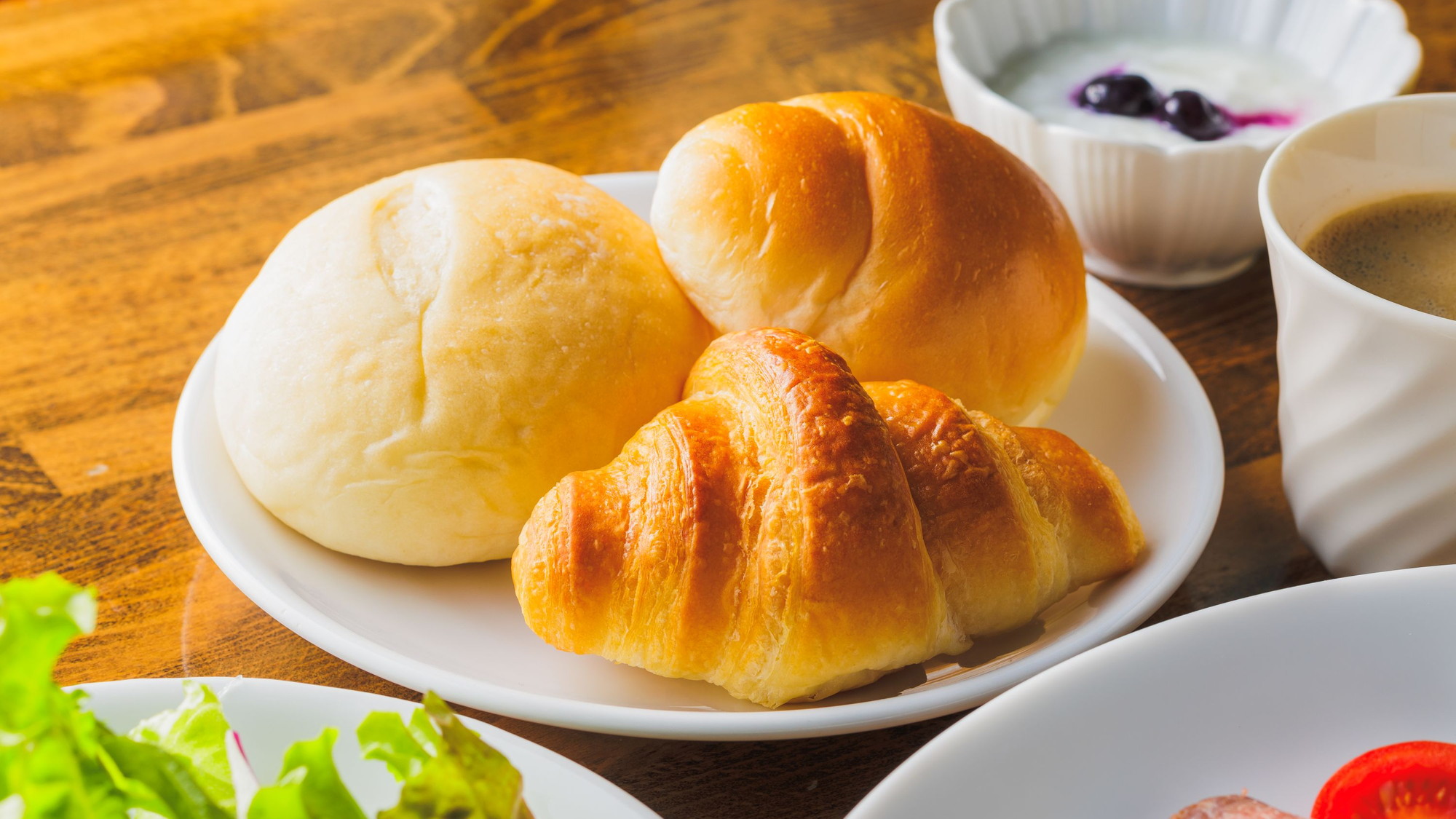 【ご朝食無料サービス】ワンプレート＋ミニビュッフェ