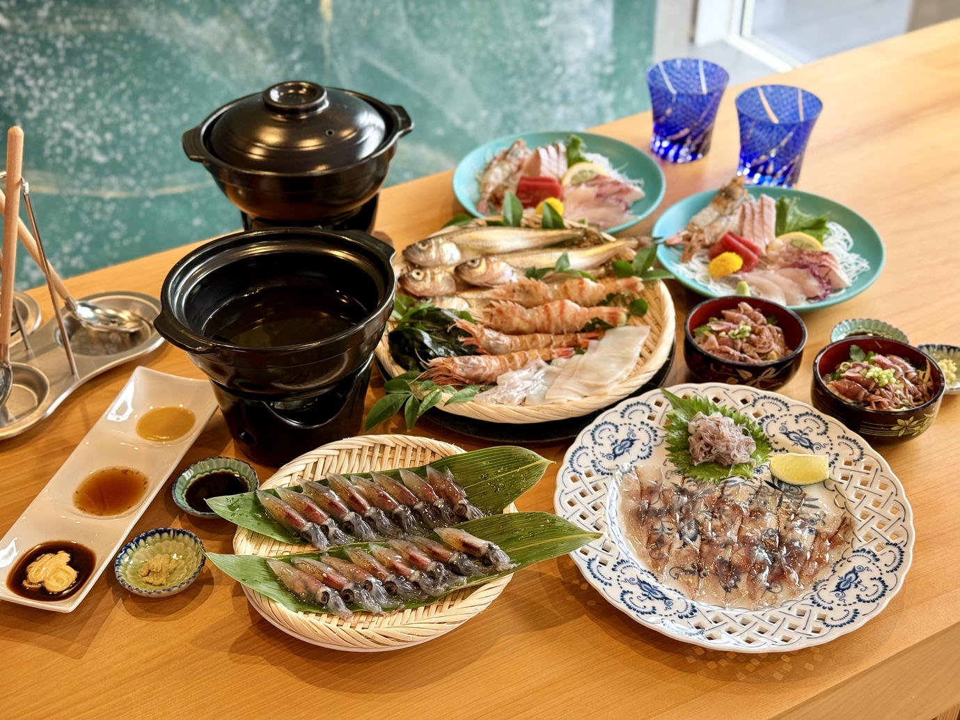 【名物漁師めし朝ごはん付き】船長厳選！ホタルイカと春風漁港の夕げプラン