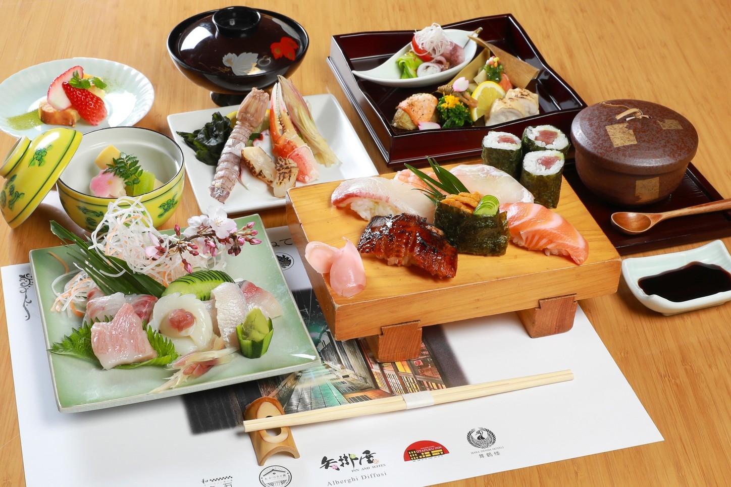 【秋冬SALE】【蔵INN家紋】古民家、町家で味わう瀬戸内の新鮮な魚介を使った厳選寿司会席プラン