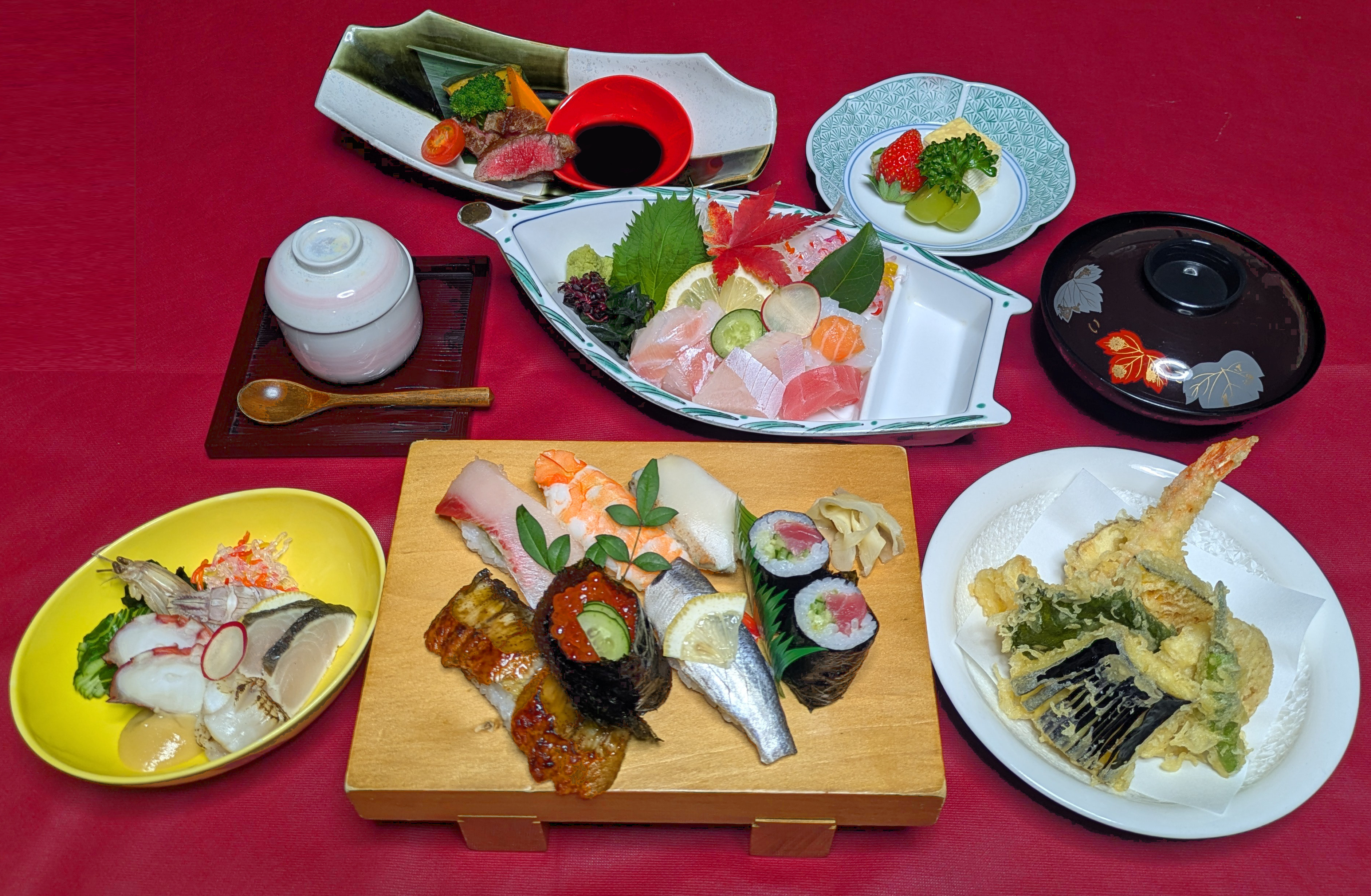 お食事処「ゆらり」の寿司会席