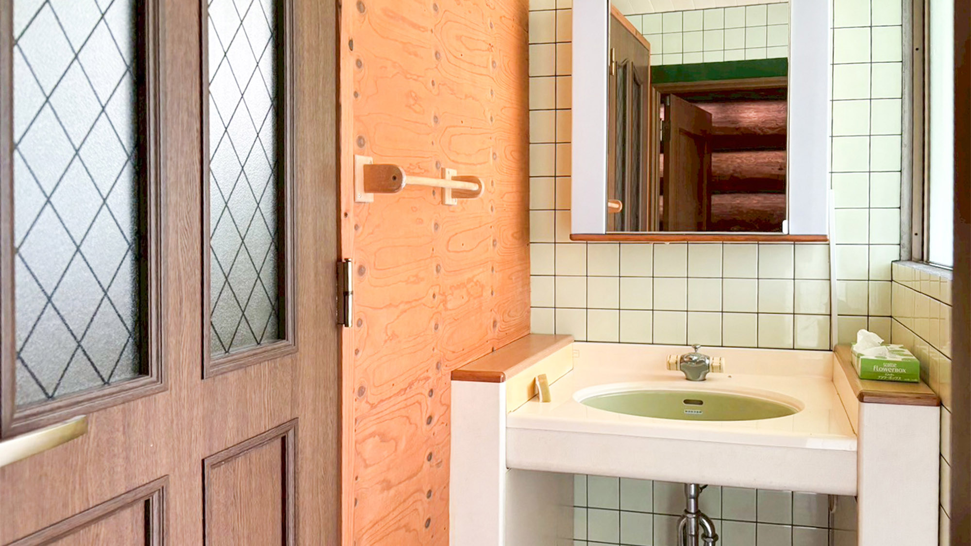 ・【コテージ3・洗面エリア】朝の準備もスムーズに