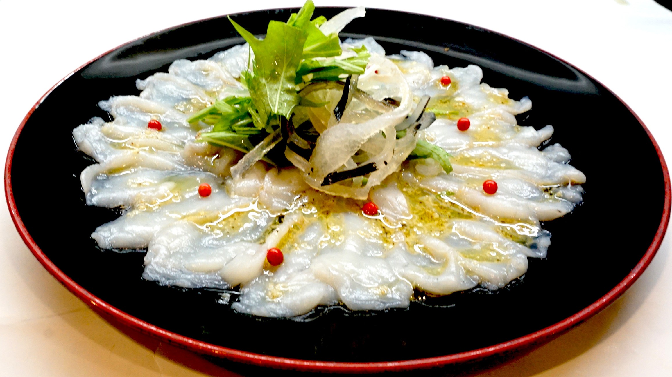 ふぐのカルパッチョ