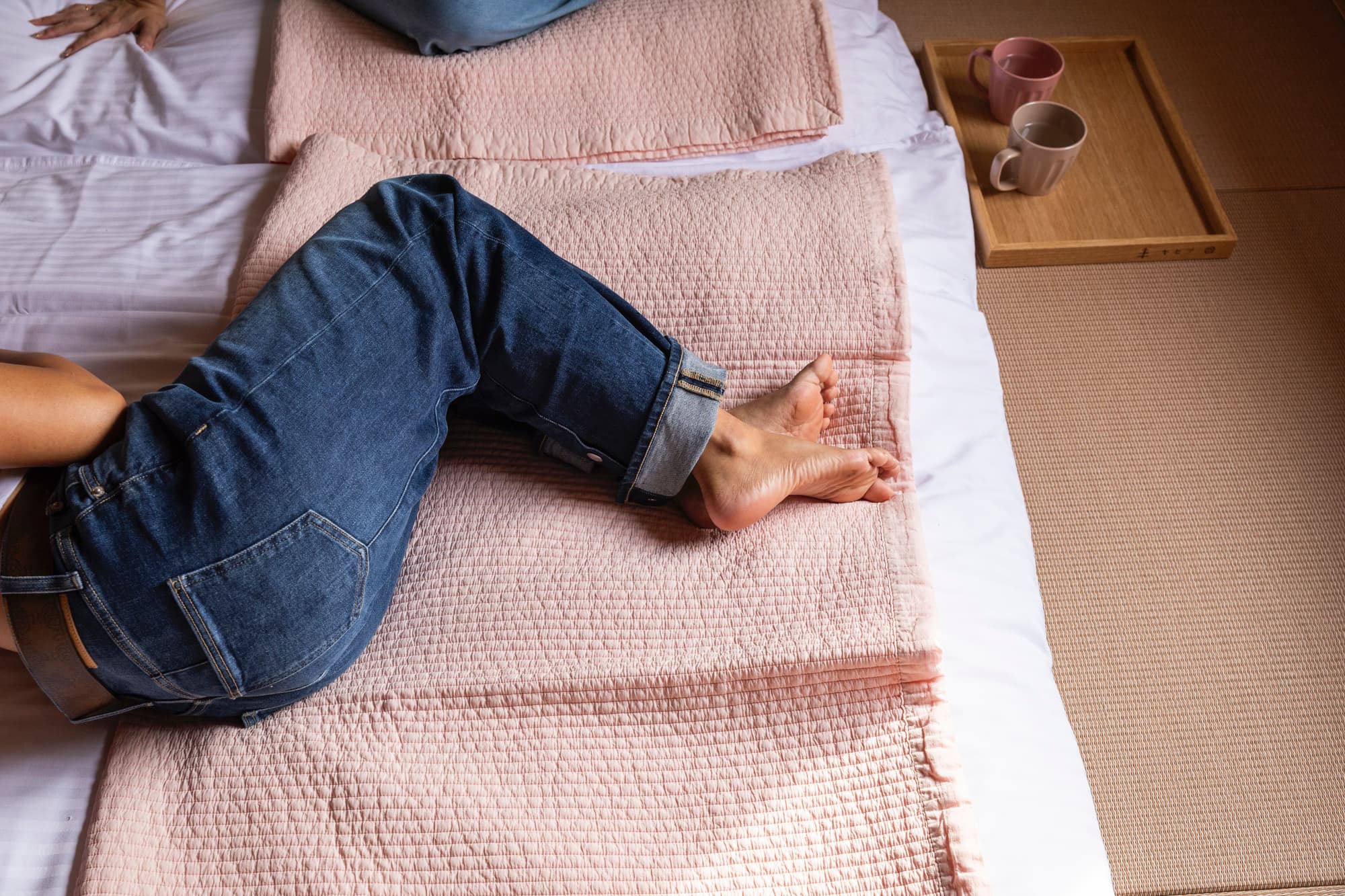 キセツ【ベッドルーム　春】優しい春色に囲まれたベッドルームです。